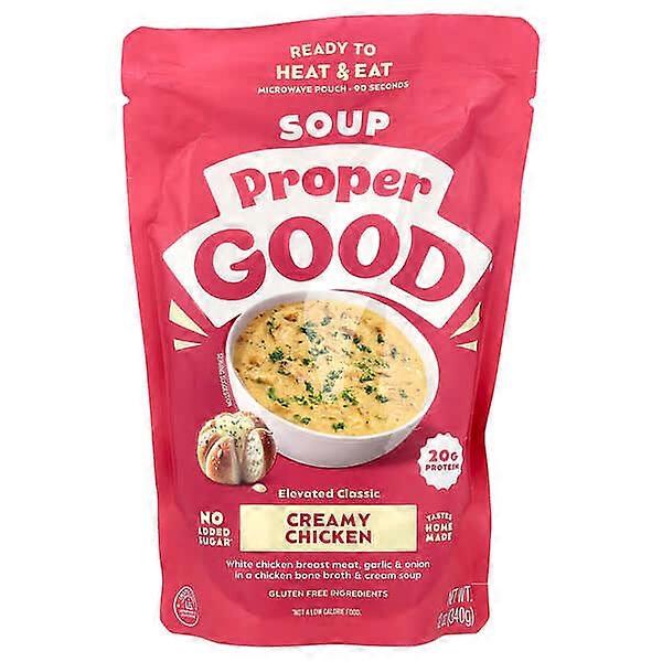 Proper Good, Inc, Creamy Chicken Soup, 12 oz (340 g)