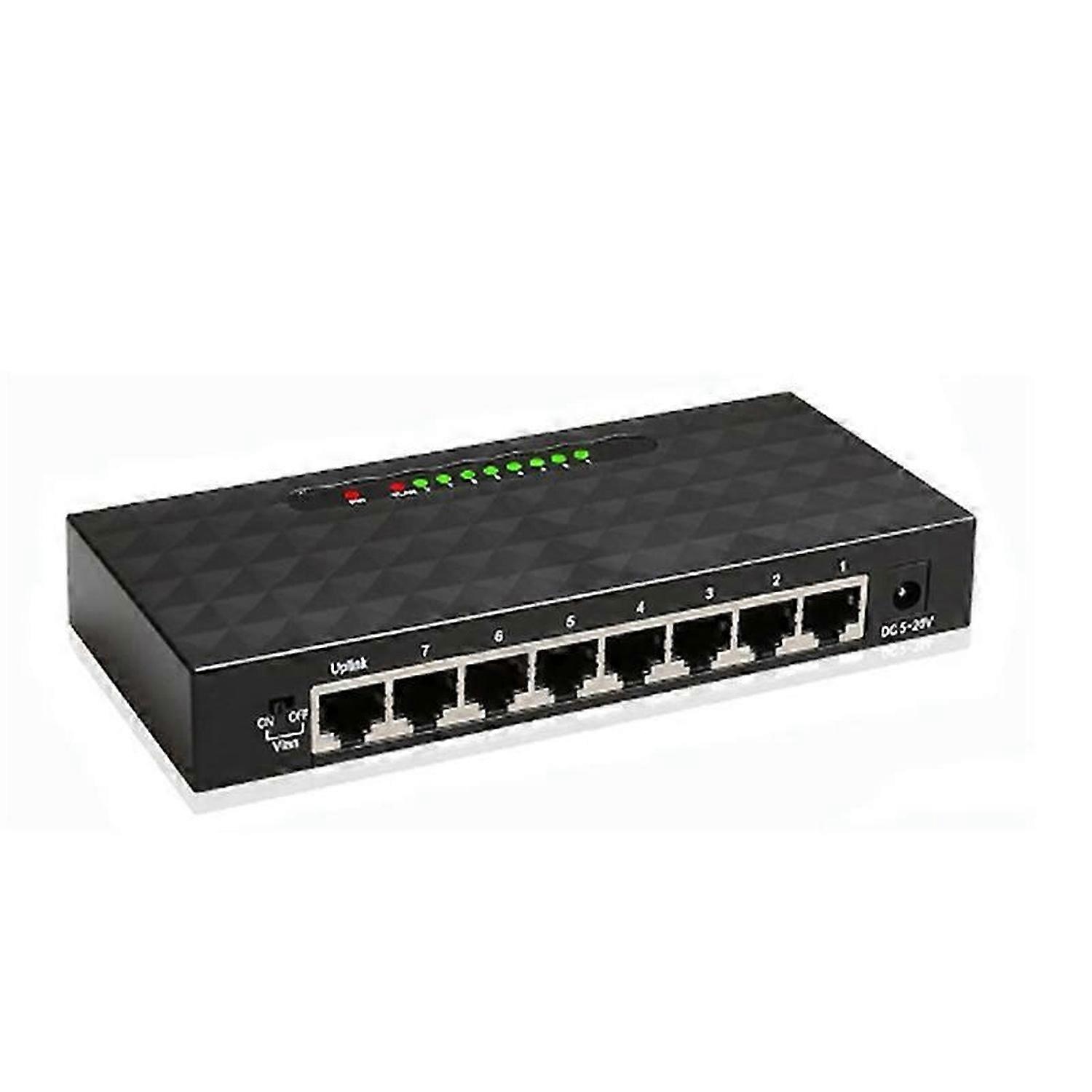 8Port Gigabit Switch Ethernet Smart Switcher High Performance 1000Mbps Network Switch RJ45 Hub Inter