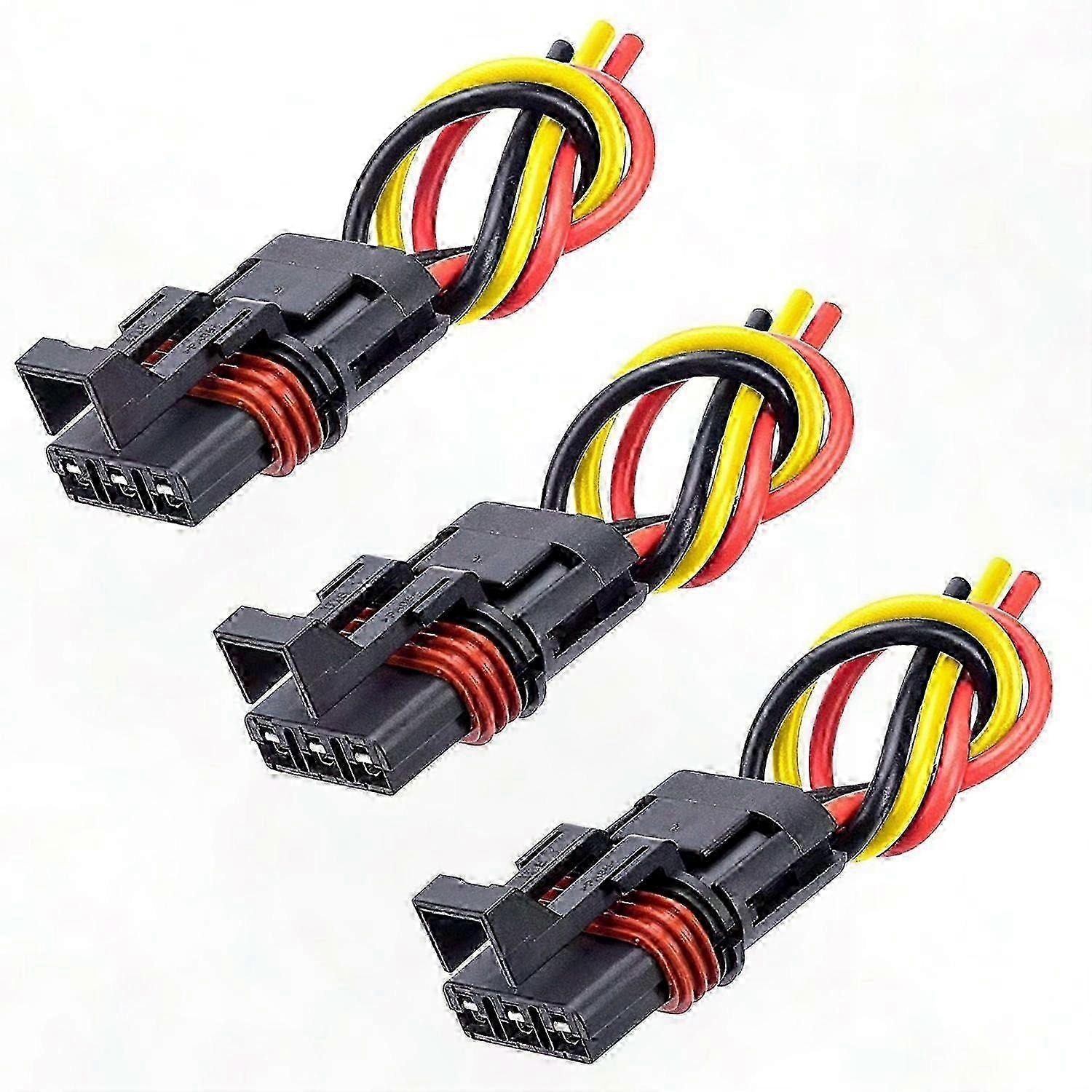 3-Pack Power Plug Connector Harness for ATV UTV 2018-2021 Models