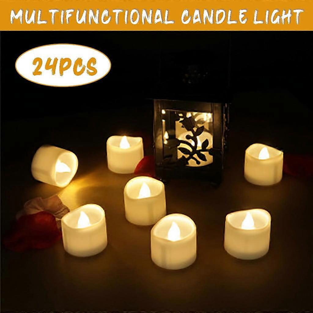 Home Decor Gnobogi Electronic Candle Lamp With Corrugated Small Tea Wax Timer Function Candle Lamp Clearance