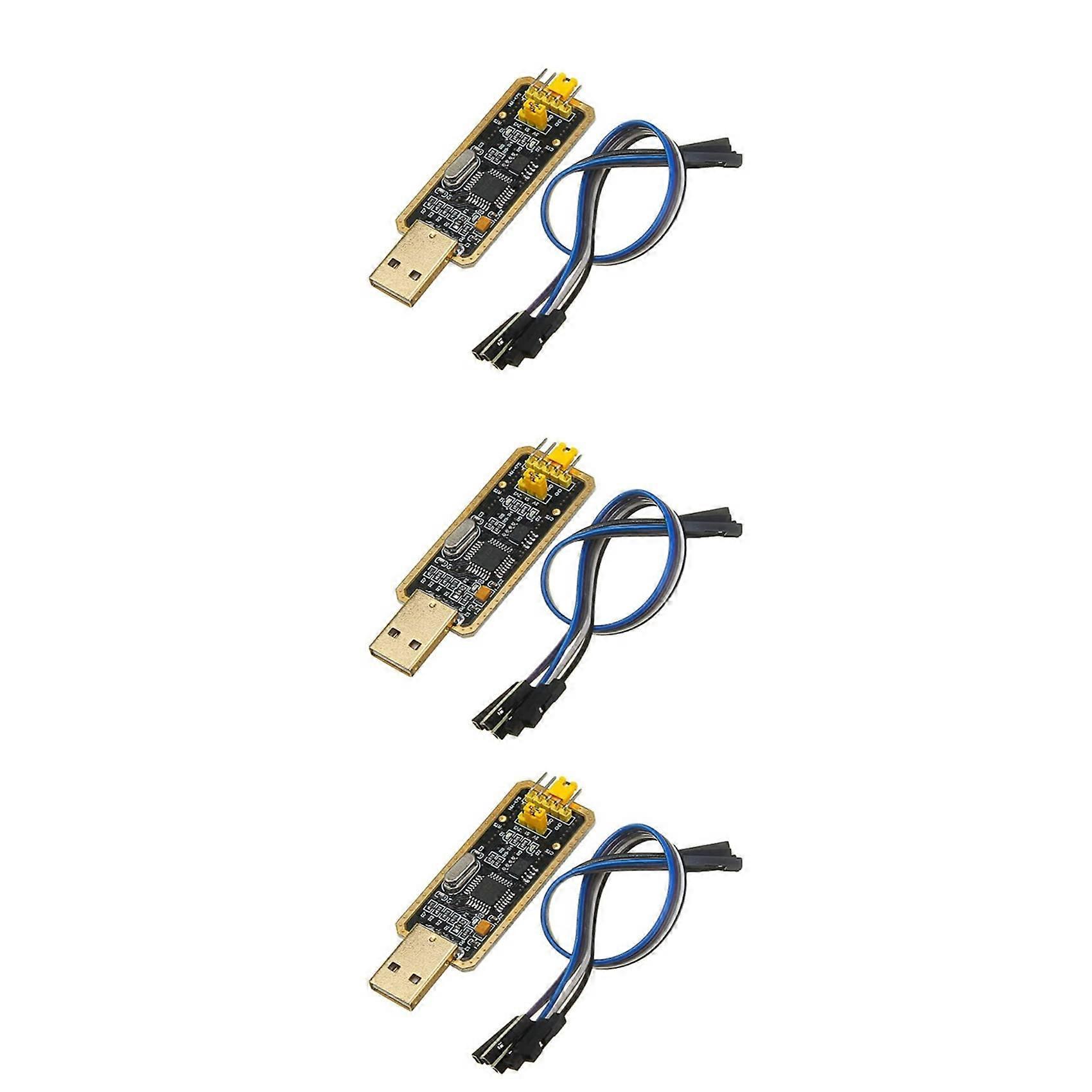 USB 2.0 To TTL Serial Cable, Jumper Adapter Module, 5V/3.3V Logic, Windows 10 Compatible