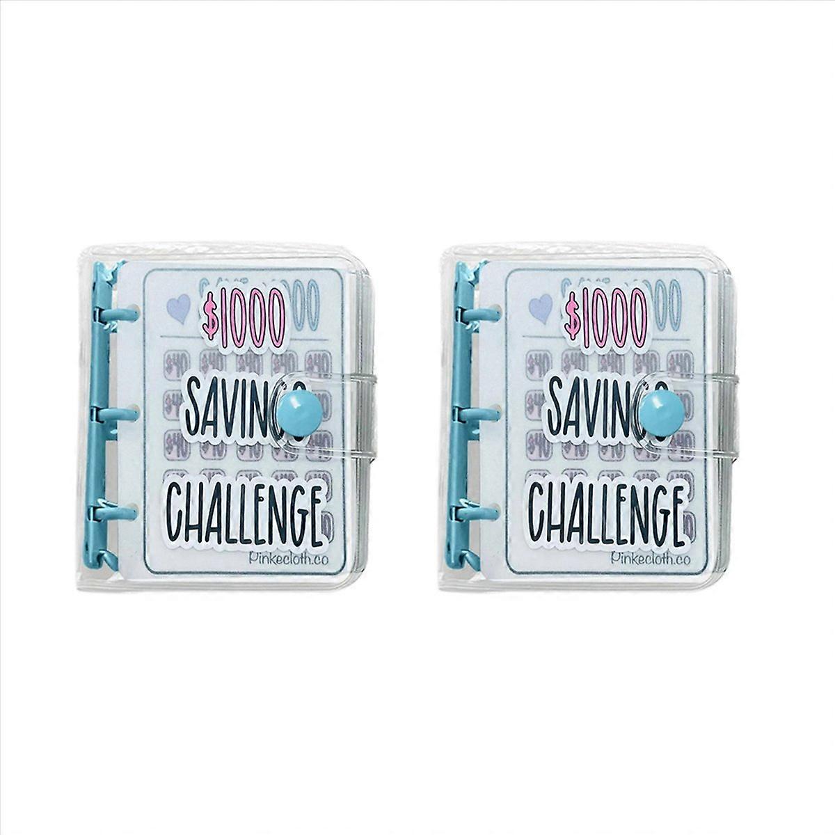 Money Saving Binder, Savings Challenges Book with Envelopes