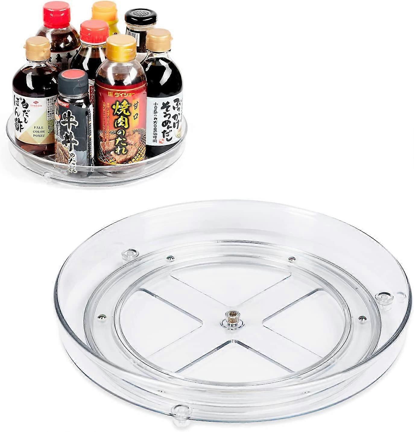 1 Pcs Turntable Cupboard Organizer
