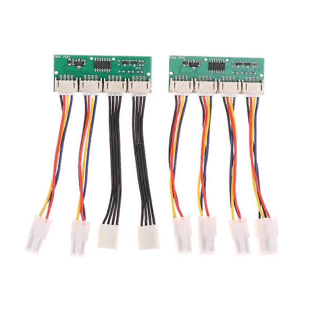 2PCS S19 S21 Fan Spoofer Dummer 12V 4Pin Fan Simulator Emulator Special for Antminer S21 S19kpro T21