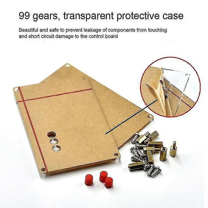 99 Gear Digital Display 12V 10 Square Pen Spot Welding Machine + Acrylic Shell