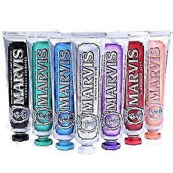 Marvis mint toothpaste can help to remove dental plaque and tartar.