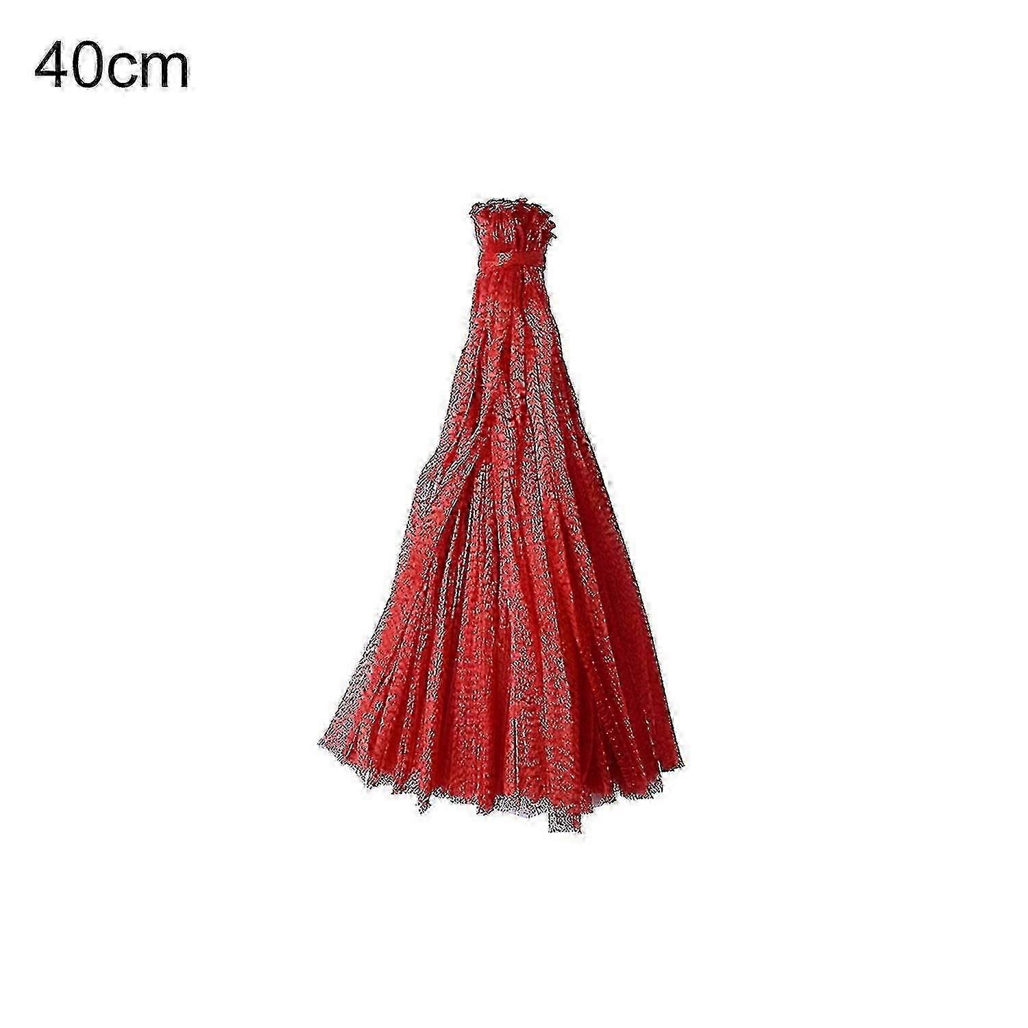 100pcs Mesh Woven Bags Reusable Breathable Plastic Multifunctional Fruit Growth String Net Sacks For