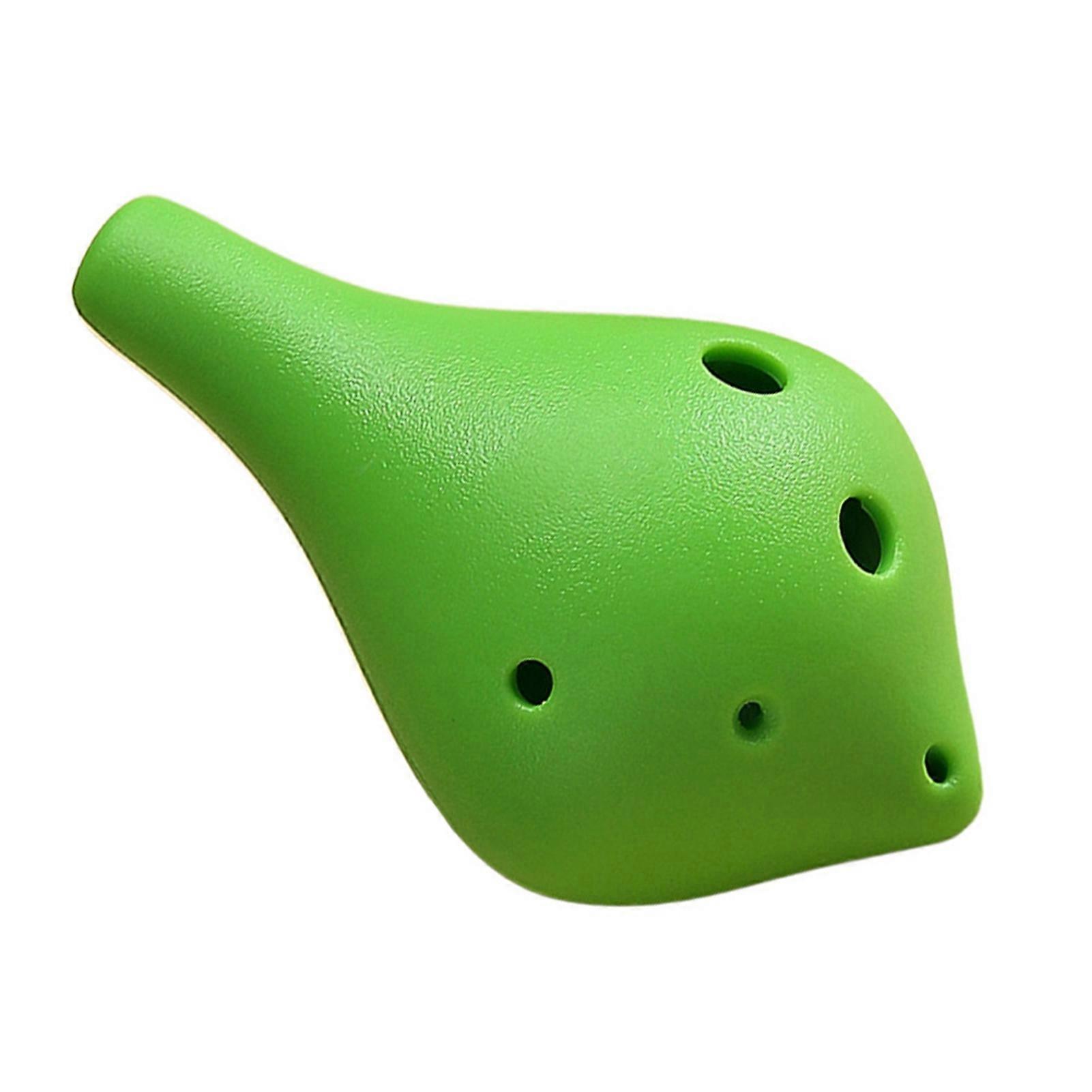 6穴レジン オカリナアルトC 音楽好き・初心者のためのシンプルなスタイルの楽器 W