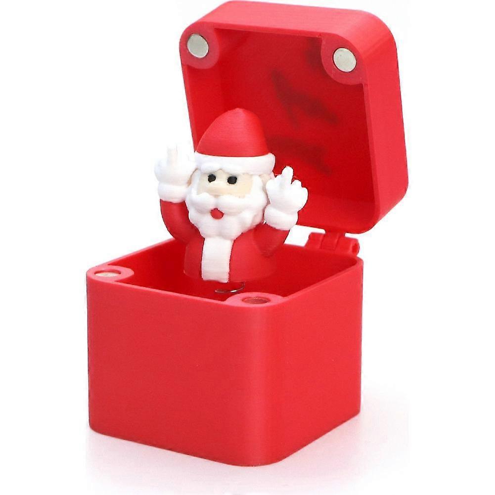 Julelangfinger i en æske, sjov pop-up fingerprank gaveæske