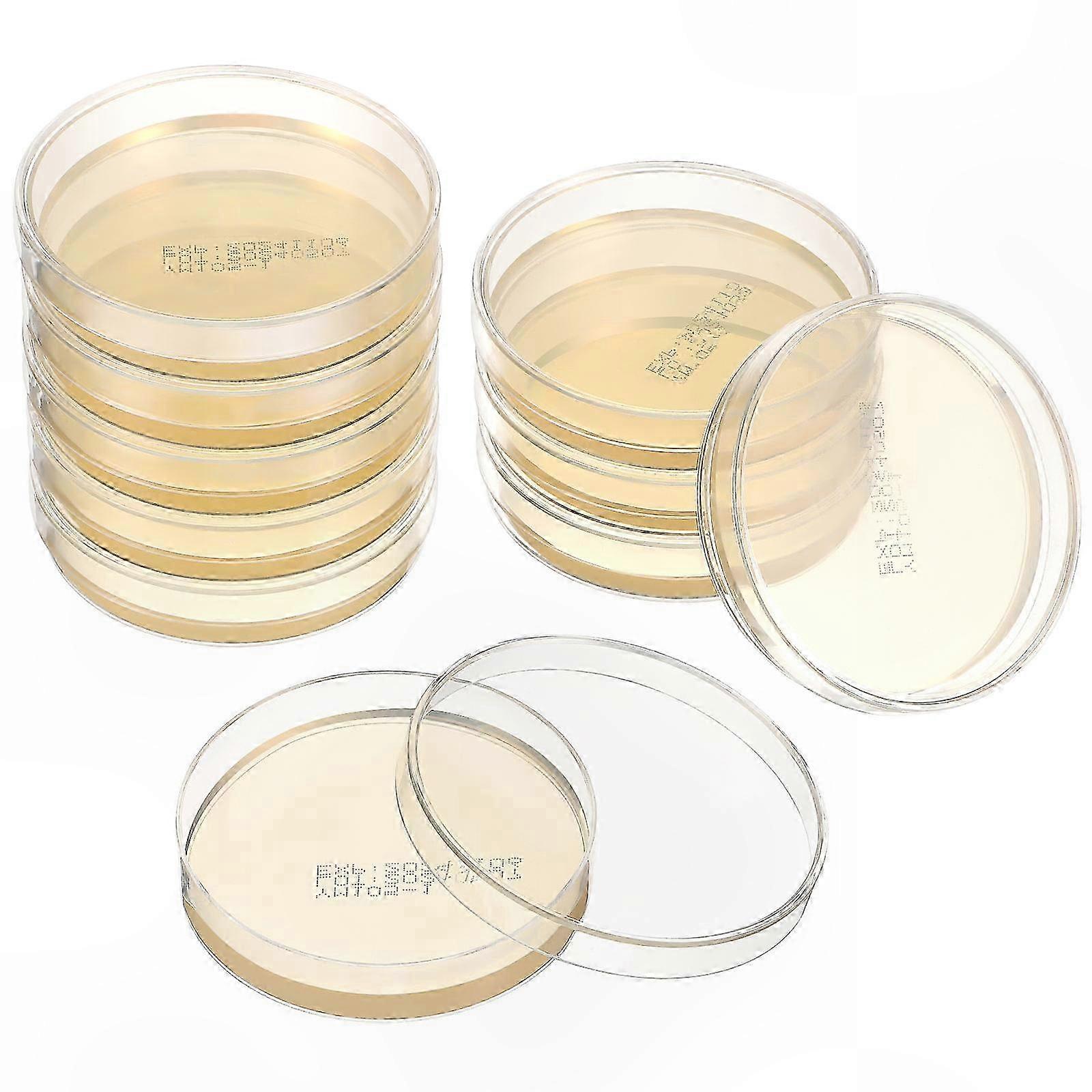 10-Pack Ready-to-Use Agar Plates for Science Projects – Enhanced Medium Supports Growth, Perfect for Educational Activities