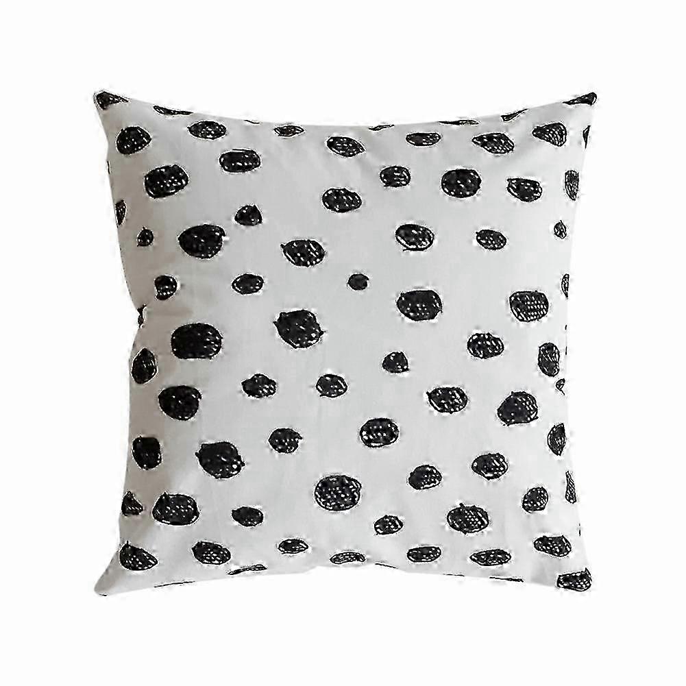 1Pc Soft Pillow Case Spots Pattern Home Sofa Office Decoration Seat Cushion Cover
