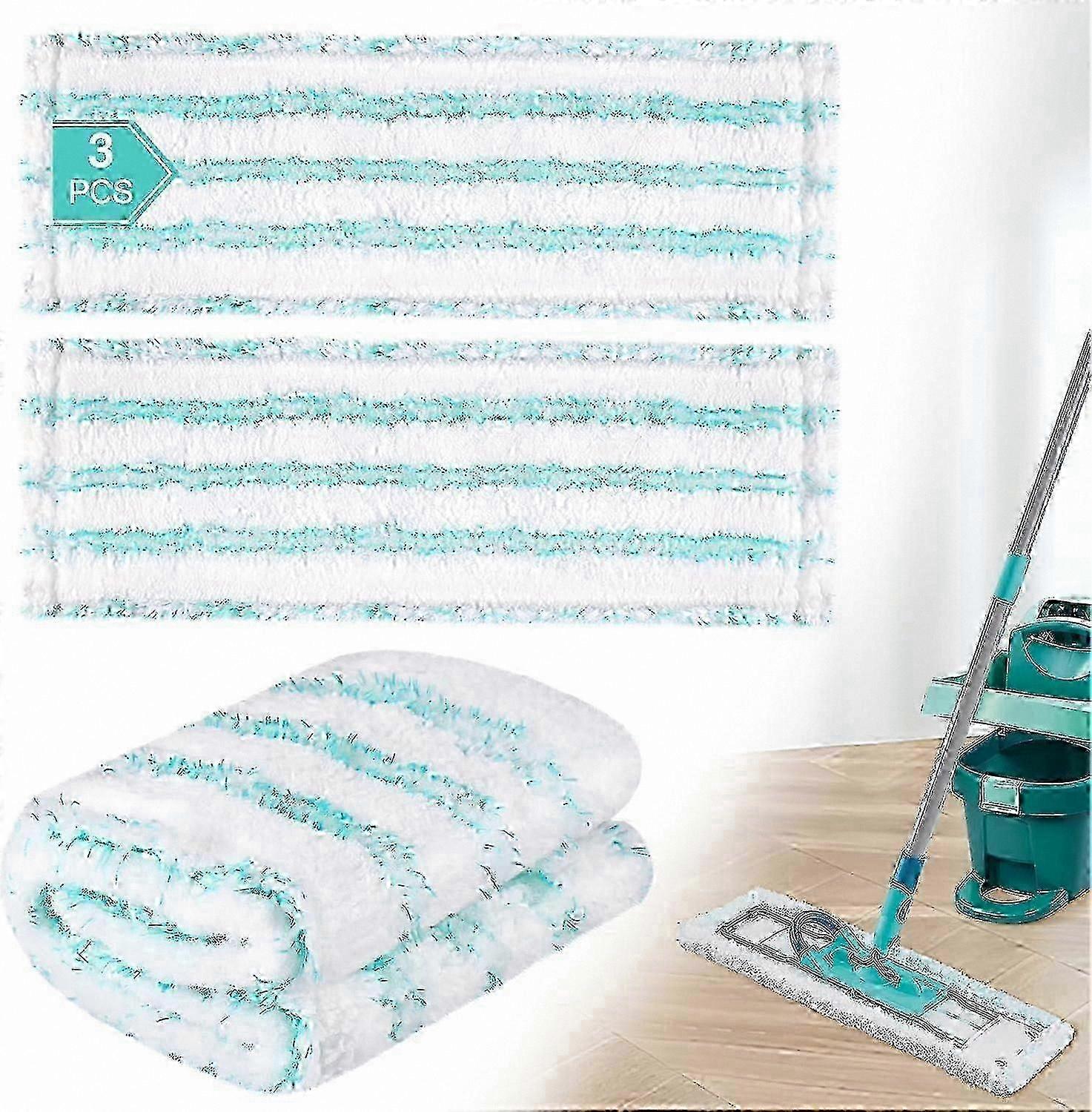 3-Pack Mop Covers for XL Micro Duo & Cotton Plus, Quick Stain Removal, Efficient Floor Cleaning Solution