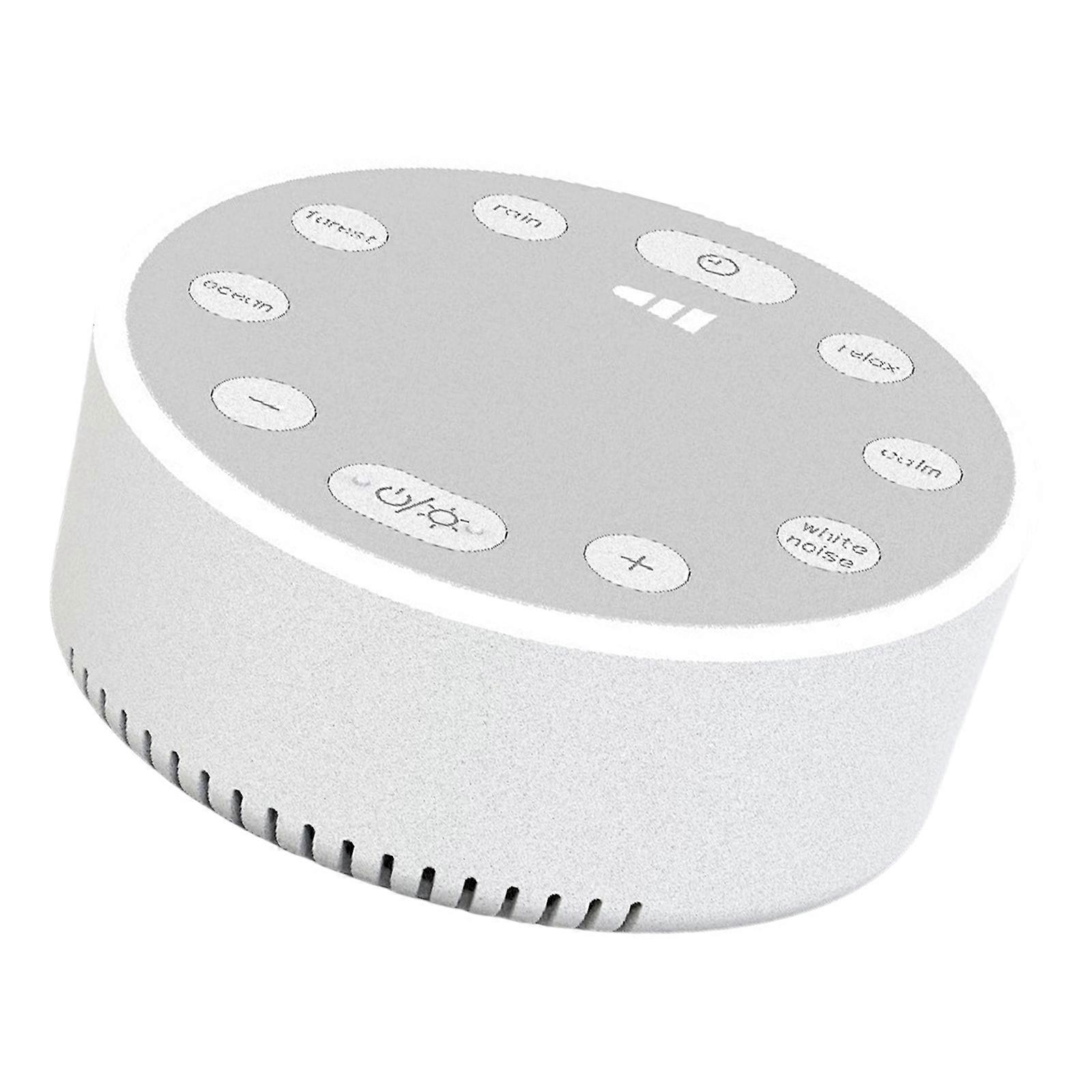 Relaxation Sound Device White Noise Machine With Adjustable Volumes Auto Timer For Stress Relief Natural Soothing Sound Multicolor