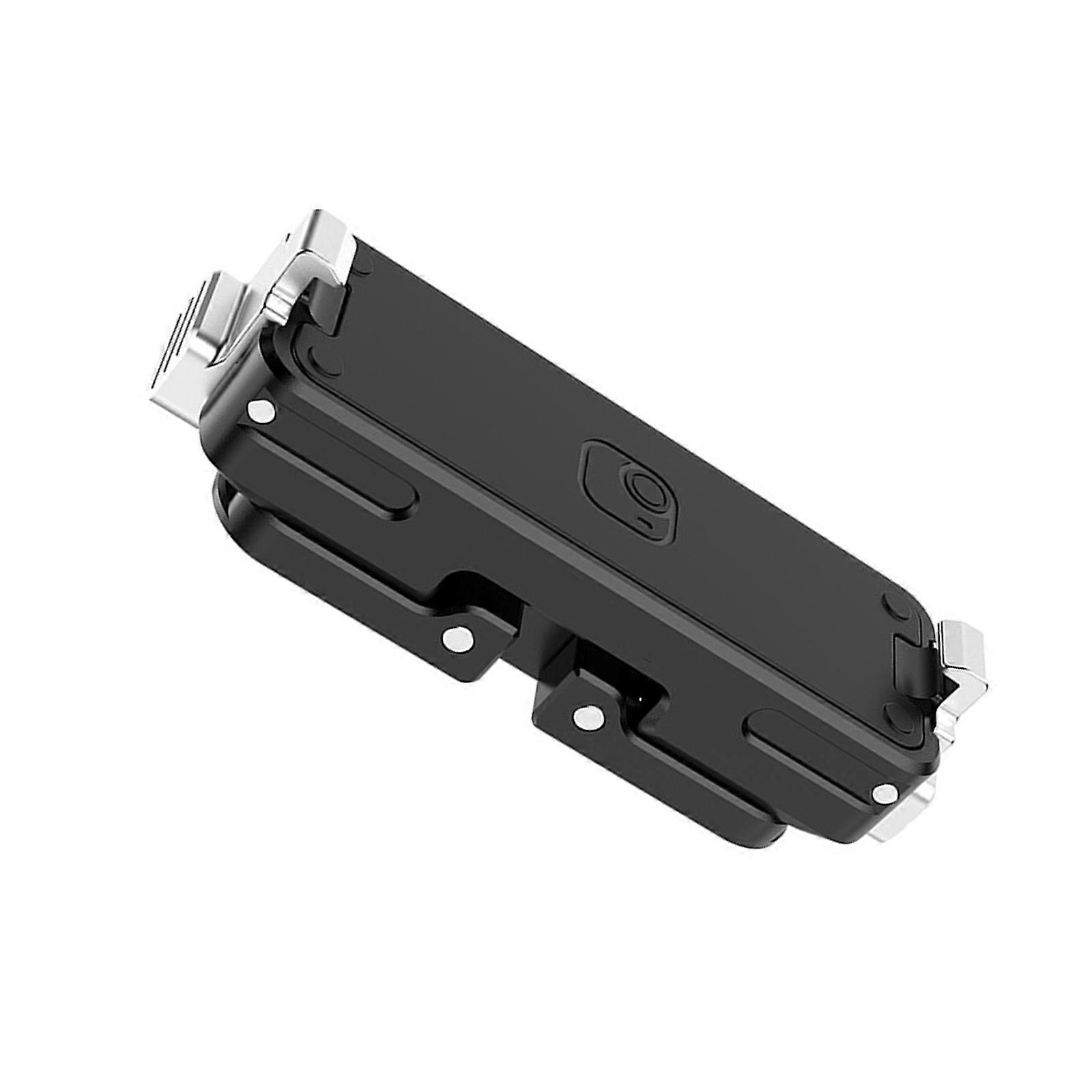 Universal Magnetic Camera Mount Adapter With Secure Locking Mechanism Foldable 1/4 Screw Base Aluminum For Action Shot Multicolor