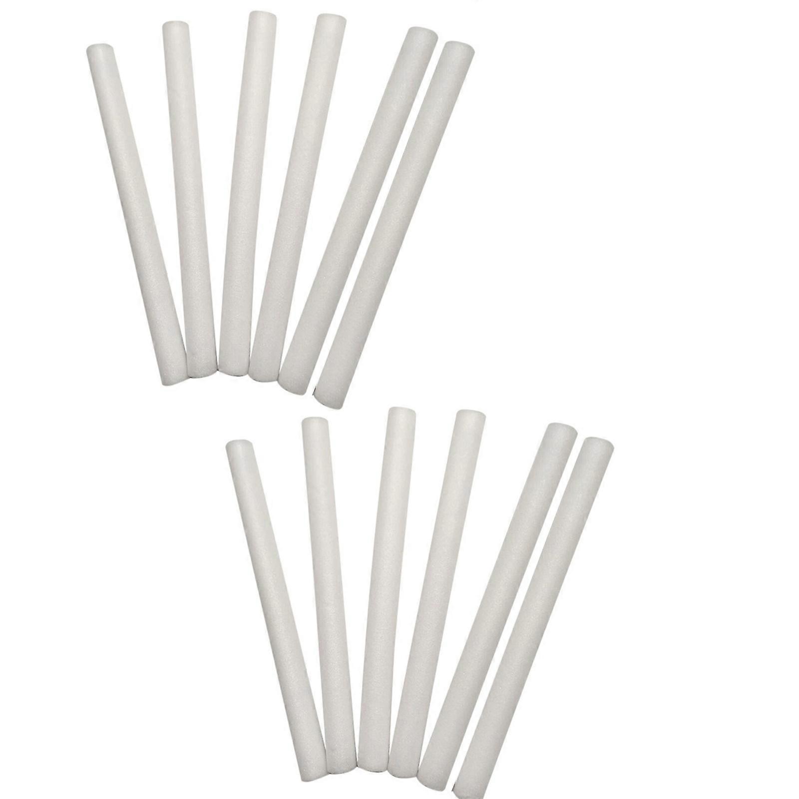 12 Count Foam Glowing in Dark Sticks Color Changing Flashing Modes Party Supplies for Event Weddings Festivals Multicolor