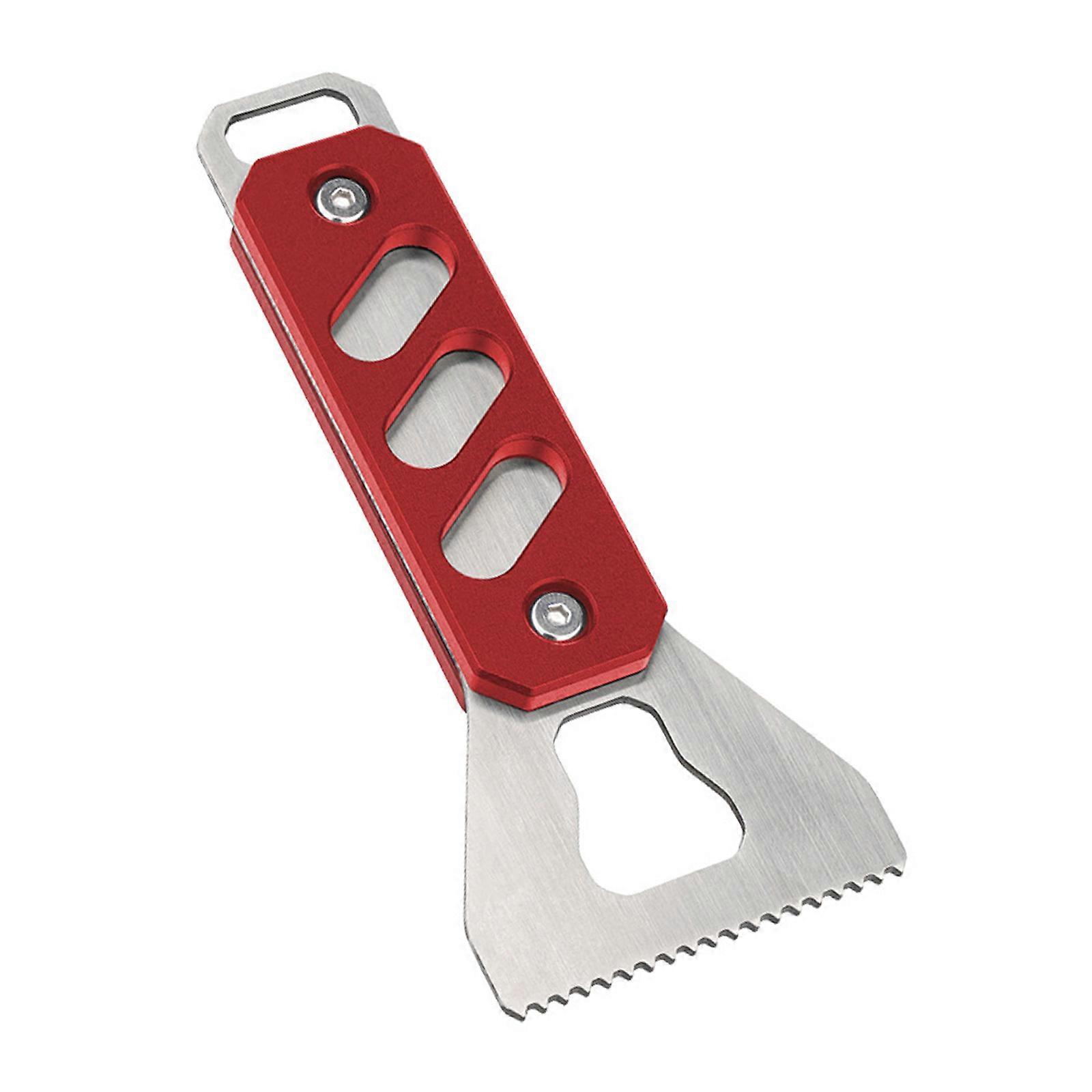Stainless Steel Wood Glues Spreader With Ergonomic Aluminum Handle Glues Applicator For Precise Adhesive Application  Red