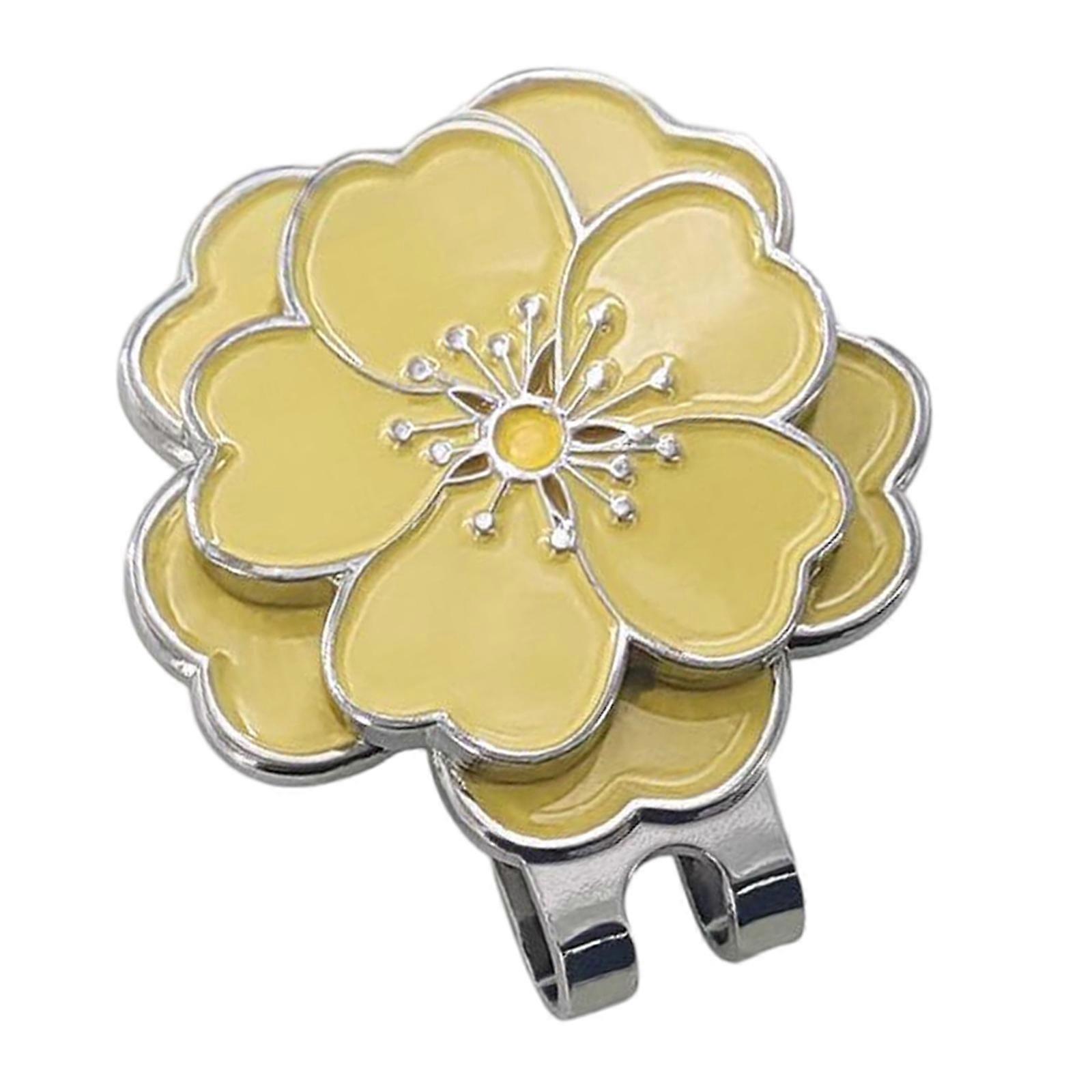 Permanent Metal Golfing Hat Clip Sphere Marker With Rustproof Plan For Easy Positioning On The Course Multicolor