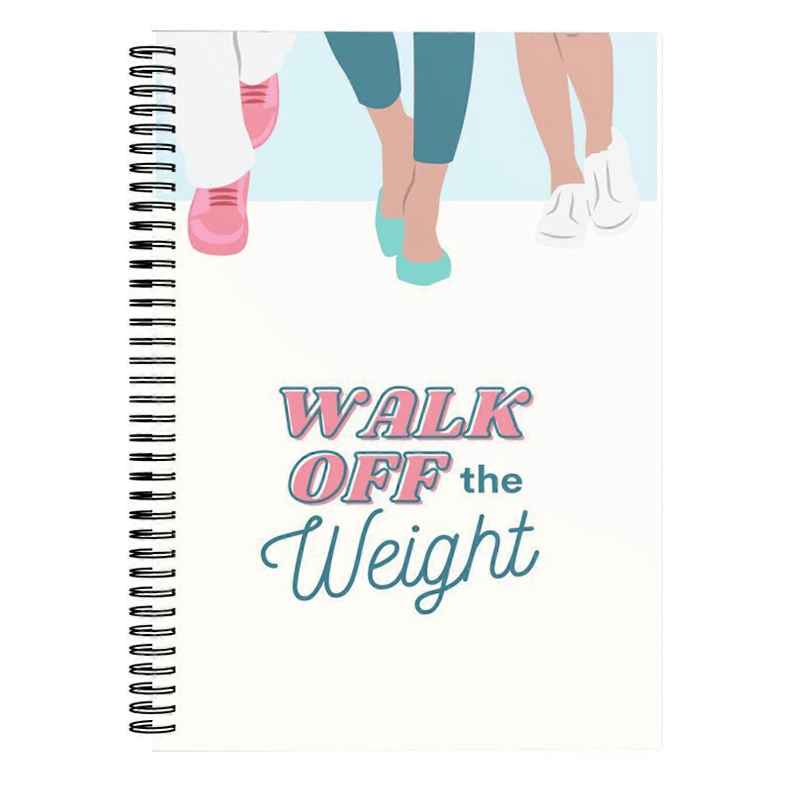 Spirals Fitness Trackers Fitness Planner Notebook with Lightweight Design For Commuting Travel Daily Weight Management Multicolor