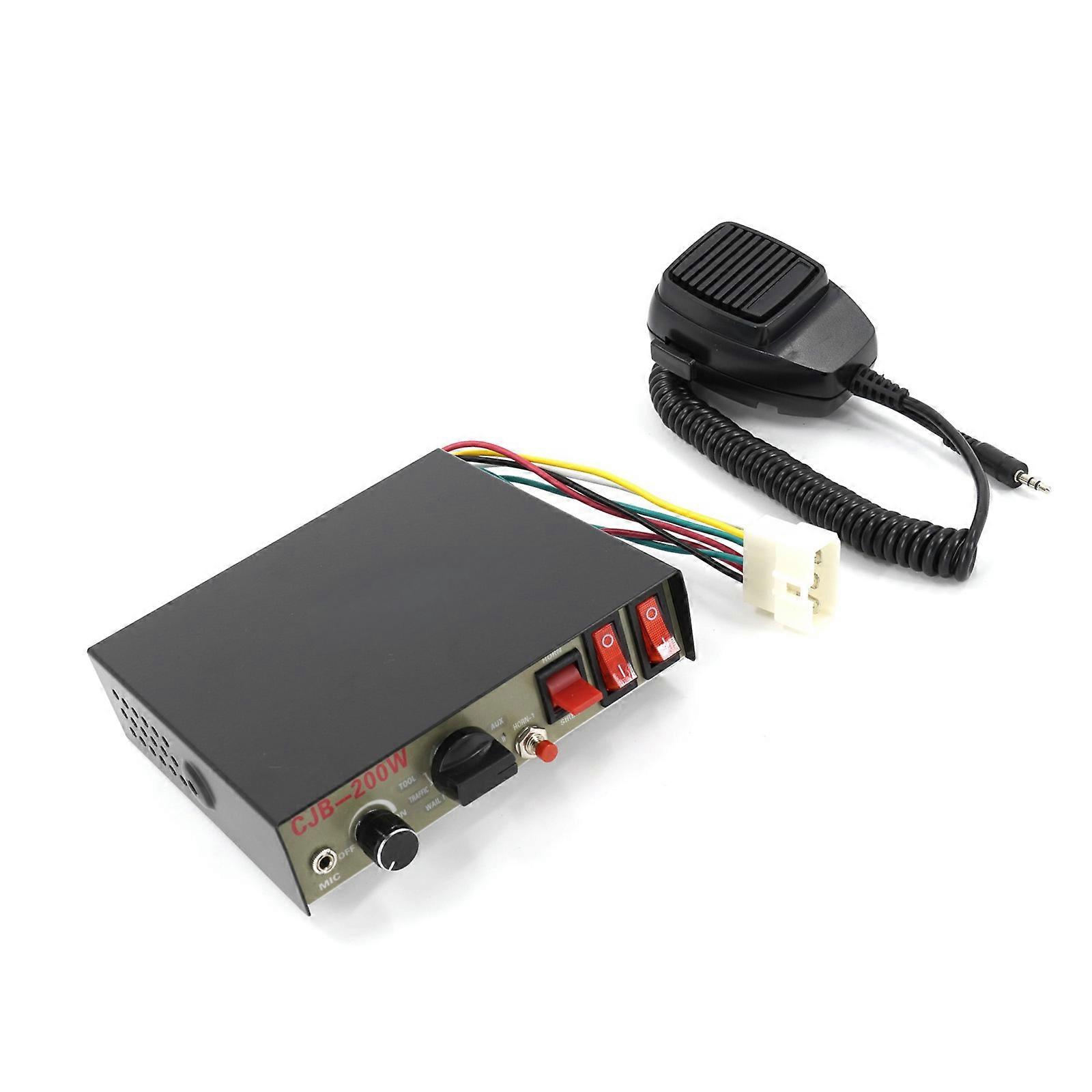 Universal 12V 200W Car Sound Amplifier Featuring Quick Connect Design Metal Construction Suitable for DIY Installation Multicolor