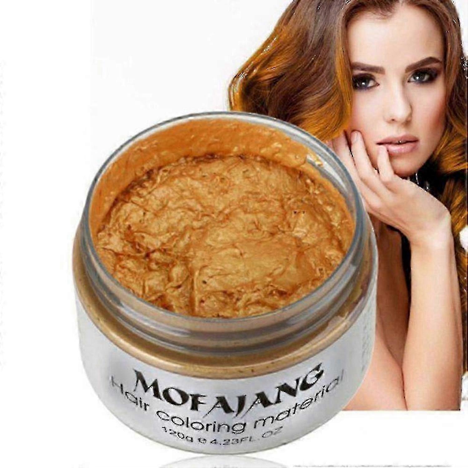 Mofajang Haarfärbewachs, Instant-Haarfärbewachs, temporäre Frisur, Cremeschlamm, 118 g