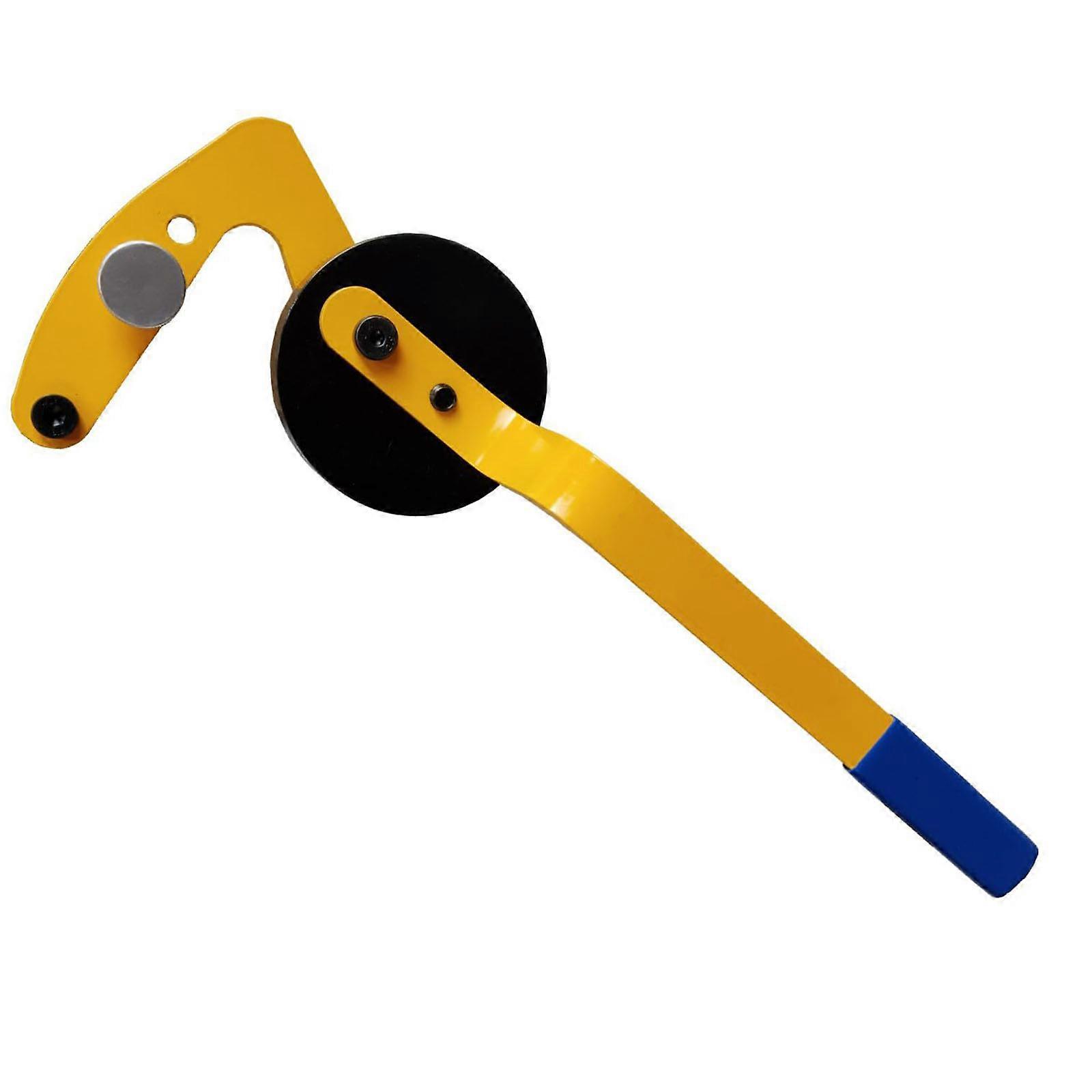Dense Deck Leveling Tool Including Ergonomic Blue Handle and Modifiable Length for Flexible Use Multicolor