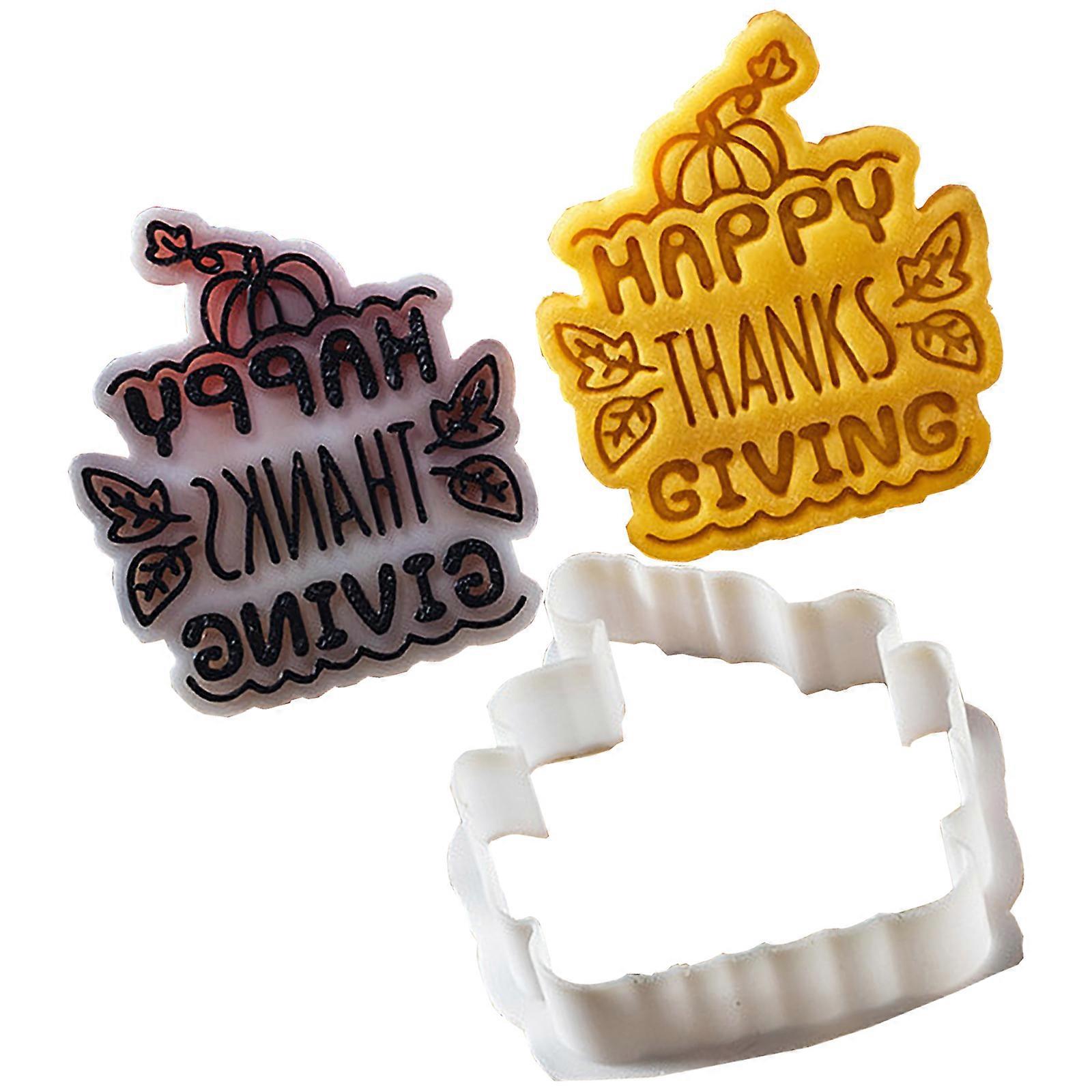 Cookie Molds Kitchen Bakings Pastrys Bakewares Thanksgiving Series Biscuit Cutter Small Cookie Molds Cookie Making Tool Multicolor