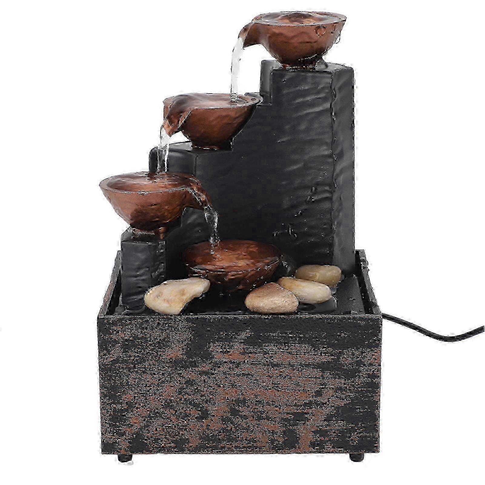 Feng Shui Water Fountain with LED Illumination for Positive Energy Flow