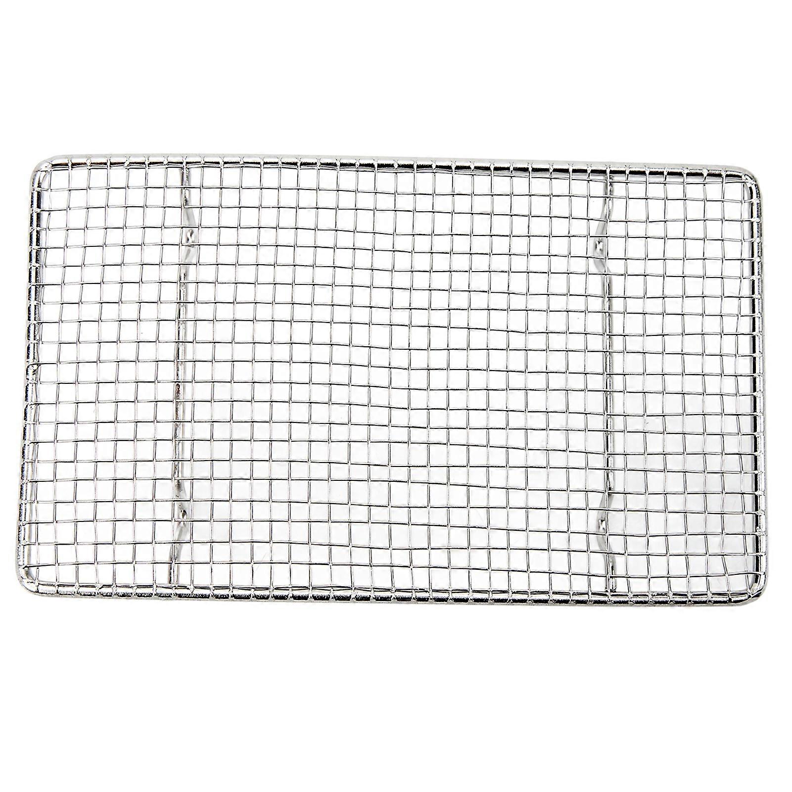 Grill Grate Dishwasher Safe Rectangular Rust Proof Stainless Steel Grill Mesh Rack for Barbecue Baking