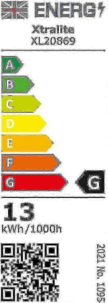 Xtralite 13w Cfl Daylight Replacement Bulb 4 Pin 2g7 Base (6400k)