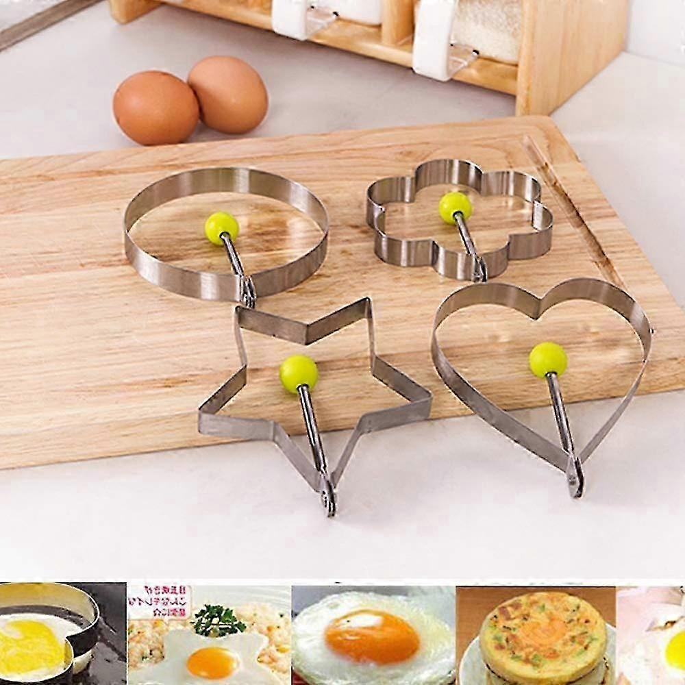 Heart Shaped Egg Mini Egg Dumpling Hamburger Steak 4 Grid Breakfast Pan