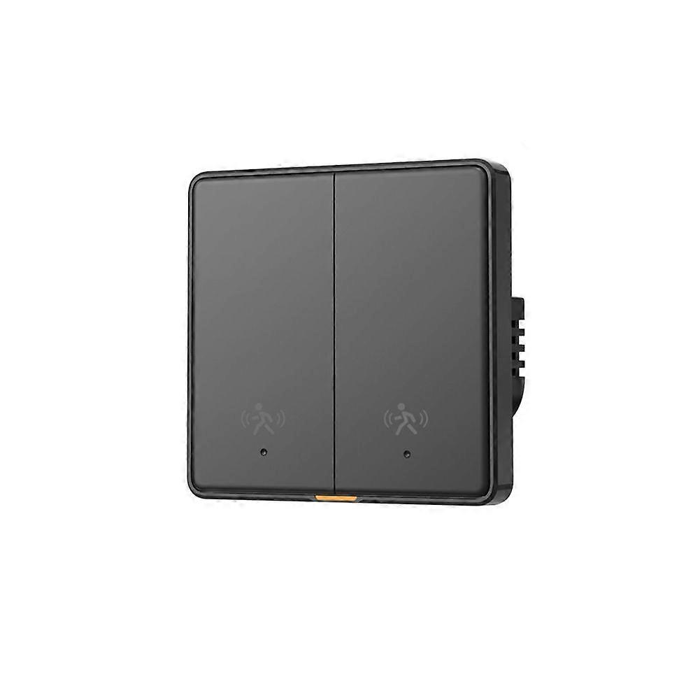 Tuya Smart WIFI Light Switch with 5M Radar Human Motion Detection Alarm Sensor No Need Neutral Wire