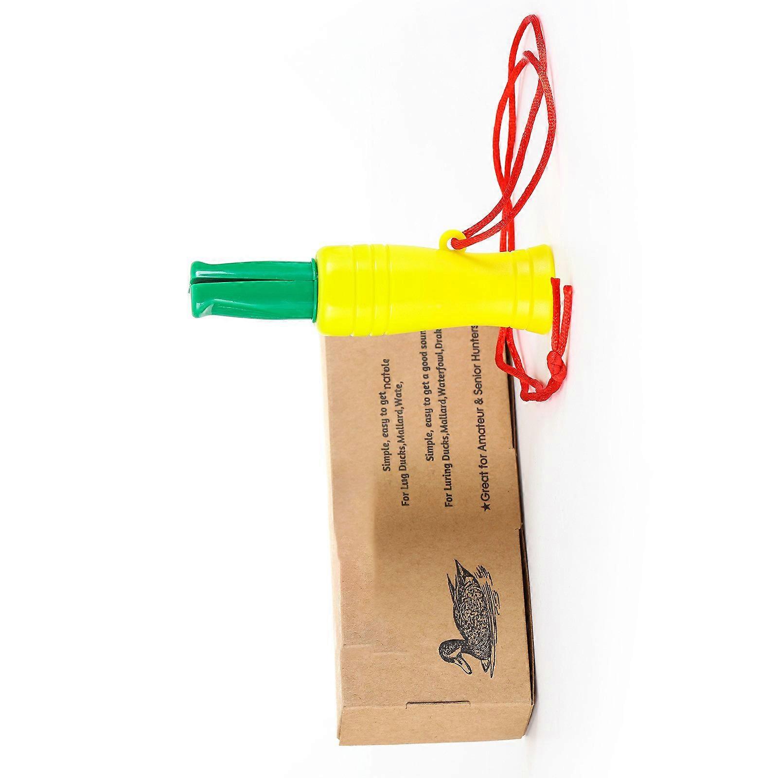 Compacts Ankka ja Kana Äänipilli Ulkona Ankkapilli köydellä patikointiin ja ulkoiluun Keltainen ja vihreä