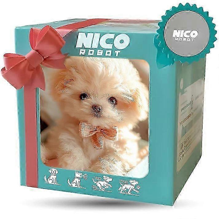 2025  AI Robotic Dog, Nicoo - My Realistic Robot Puppy That Acts Like a Real Puppy - Walking, Barking, Tail Wagging