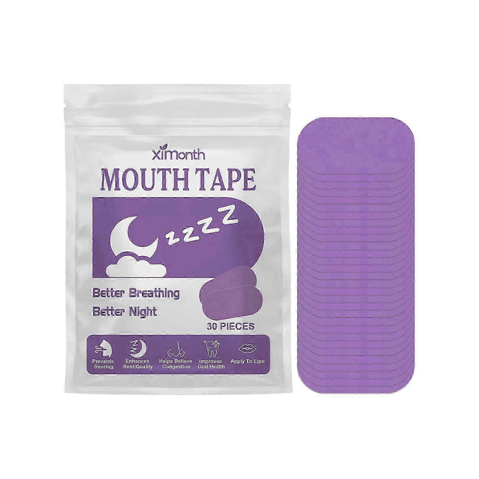 AntiSnoring Sleep Patches  Promote Nasal Breathing, Reduce Snoring  Improve Sleep Quality  30 Cotton Comfort Patches for Quiet, Restful Nights