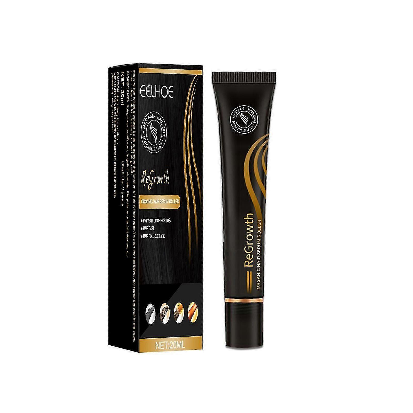 Roller Hair Growth Liquid - Stimulate Scalp, Thicken Hair, Nourish Roots with Polygonum Multiflorum