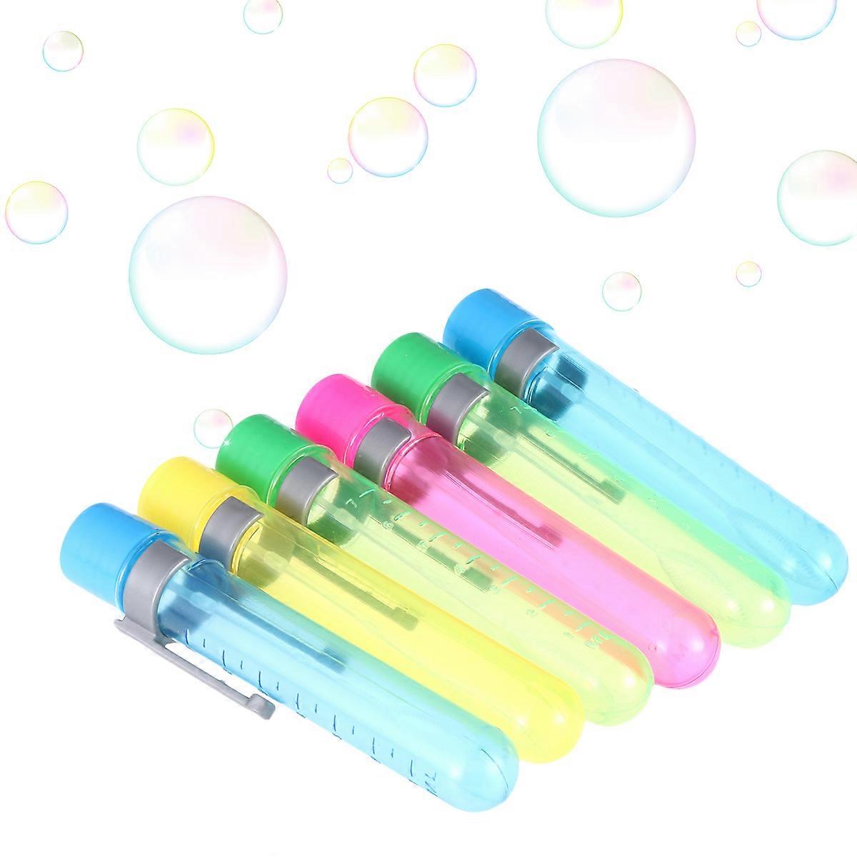 Pen Bubble Bottle Creative Bubble Maker for Playing 4Pcs Assorted Color