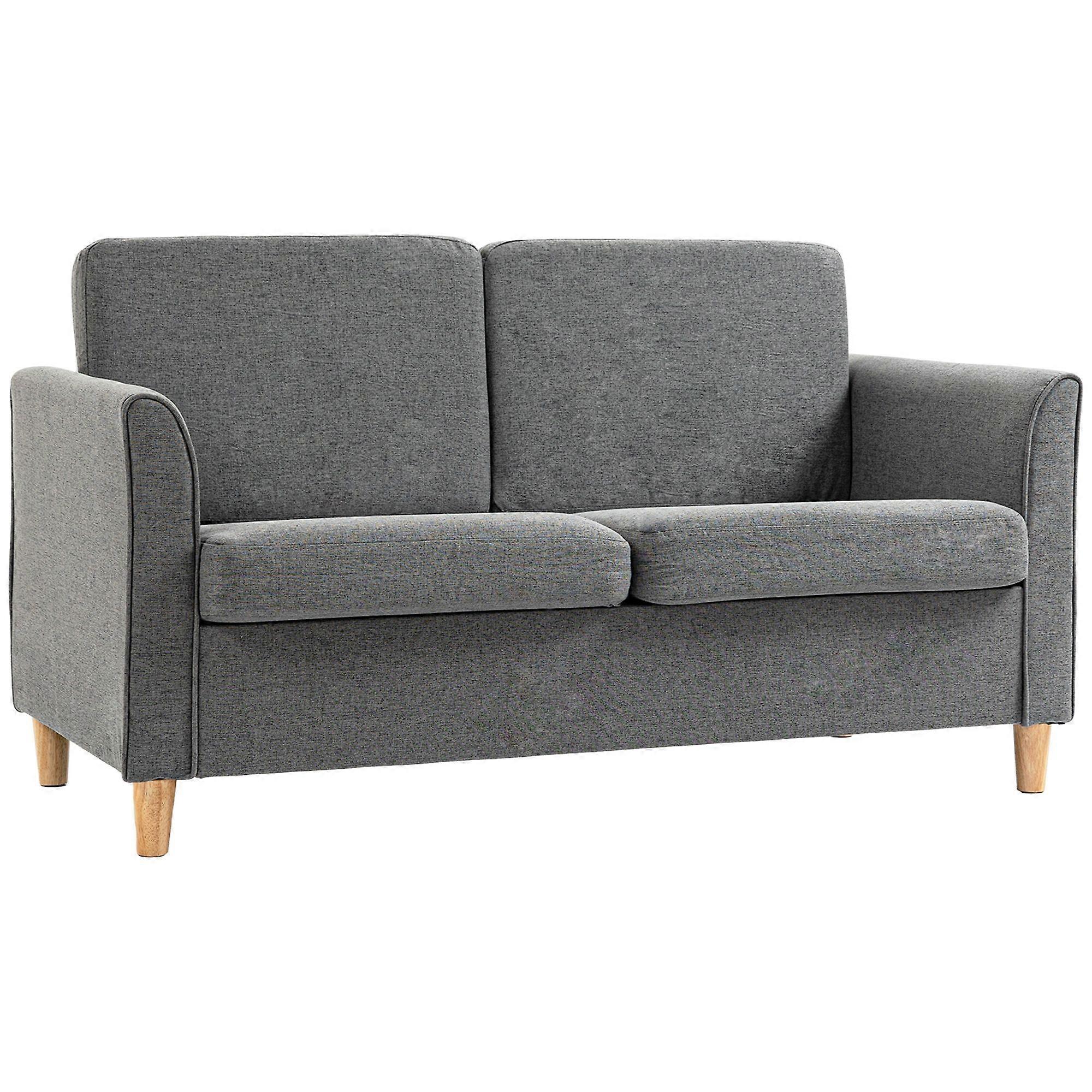 Compact Two Seater Loveseat Sofa for Home Use