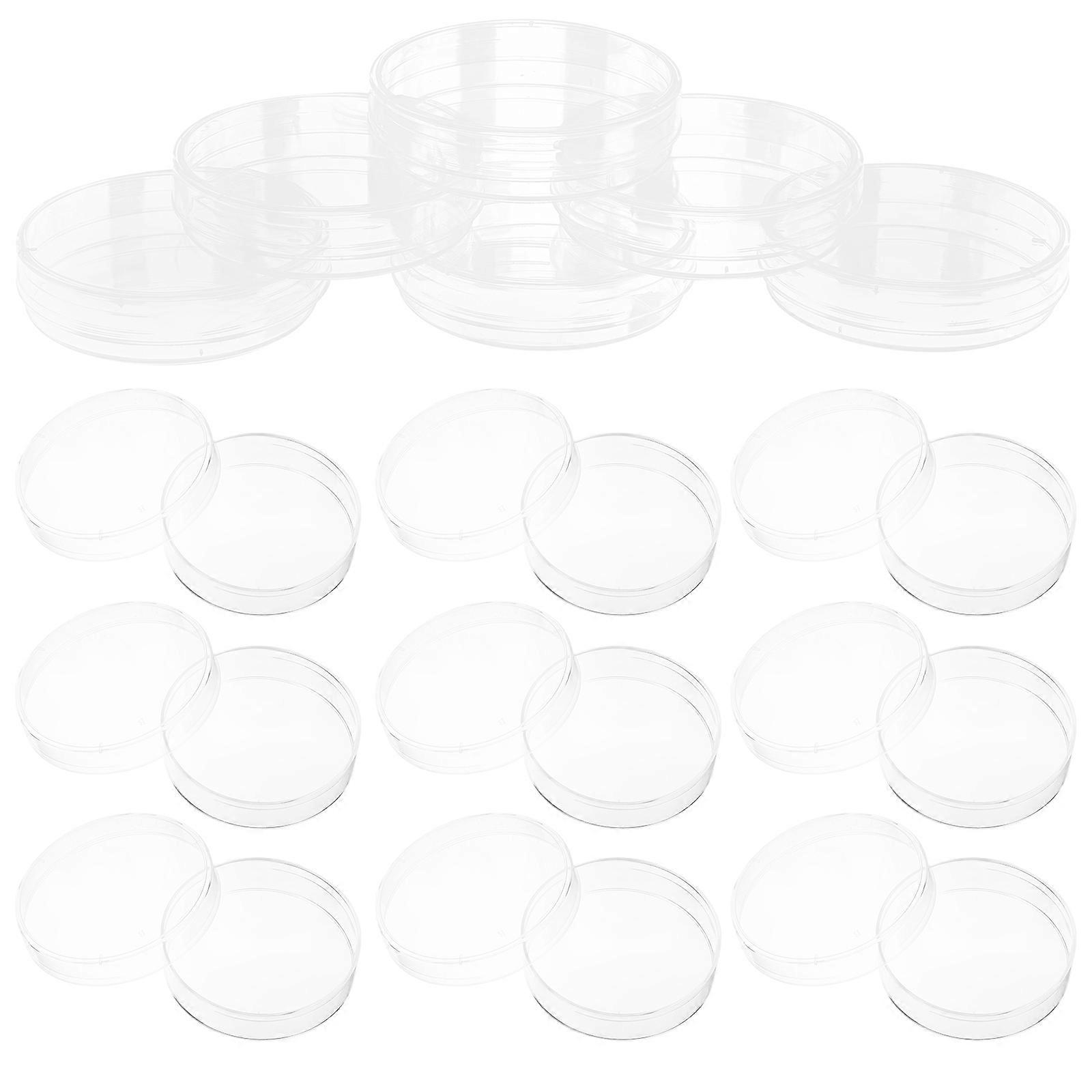 Petri Dish Plastic Petri Dish for Science Experiment 30Pcs Set