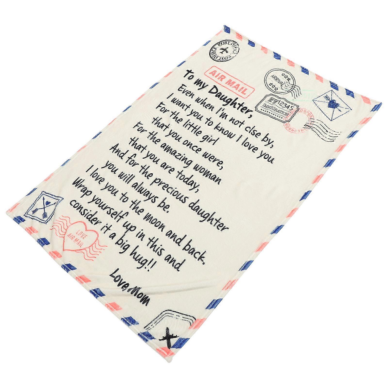 Travel Blanket Envelope Pattern for 4Pcs Daughter Blanket Gift