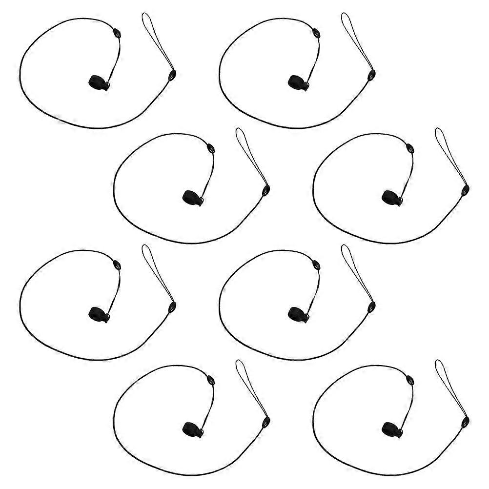 Pen Lanyard for Anti-Lost Function 8Pcs Stylus Elastic Tether Black