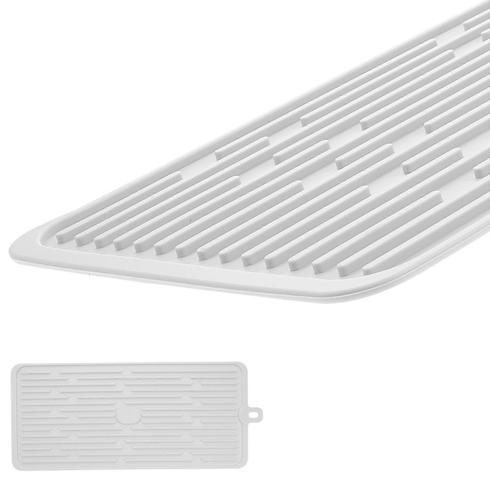 Silicone Drying Mat for Kitchen Use White Silicone Drying Mat