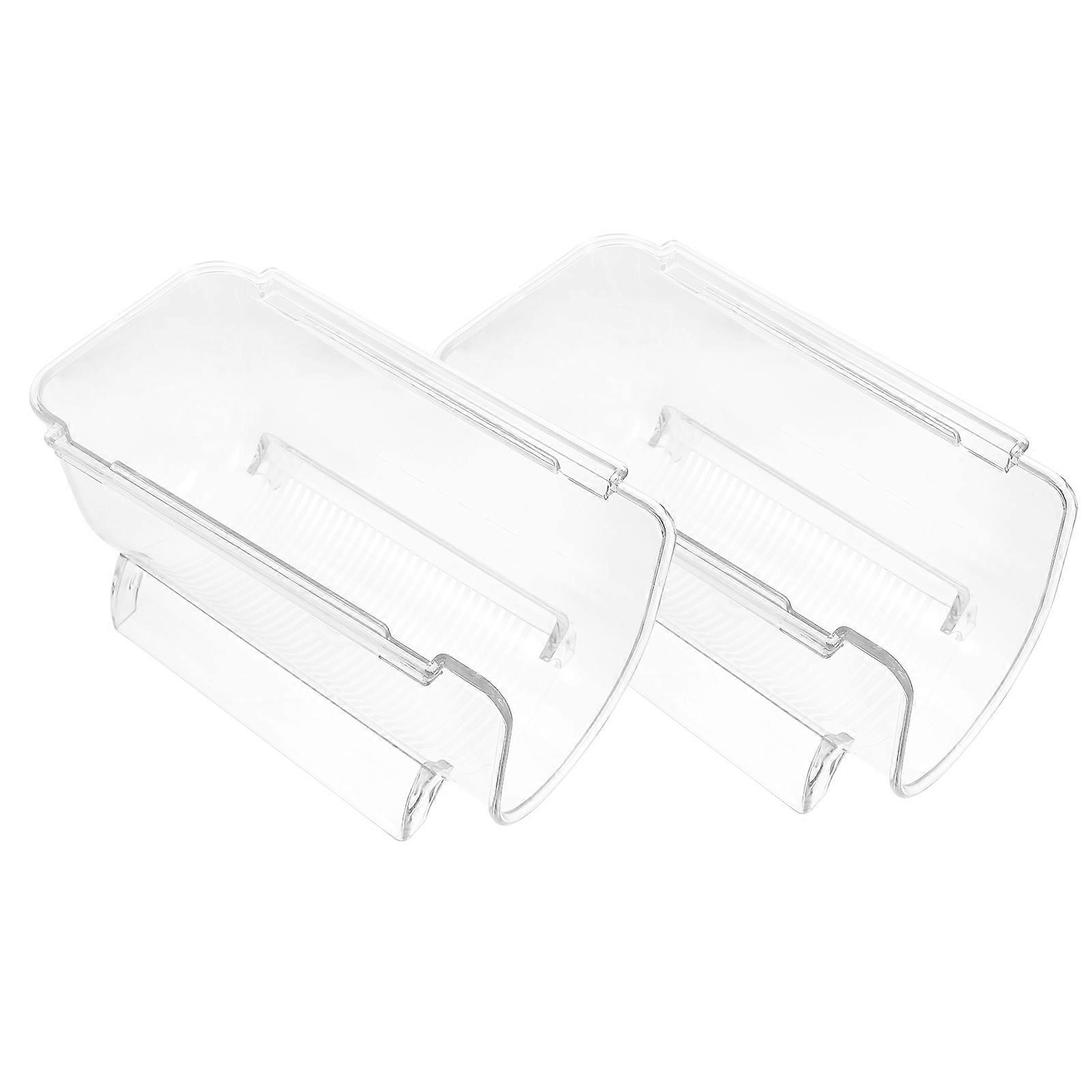 Transparent Rack Holder for Home 2Pcs Acrylic Display