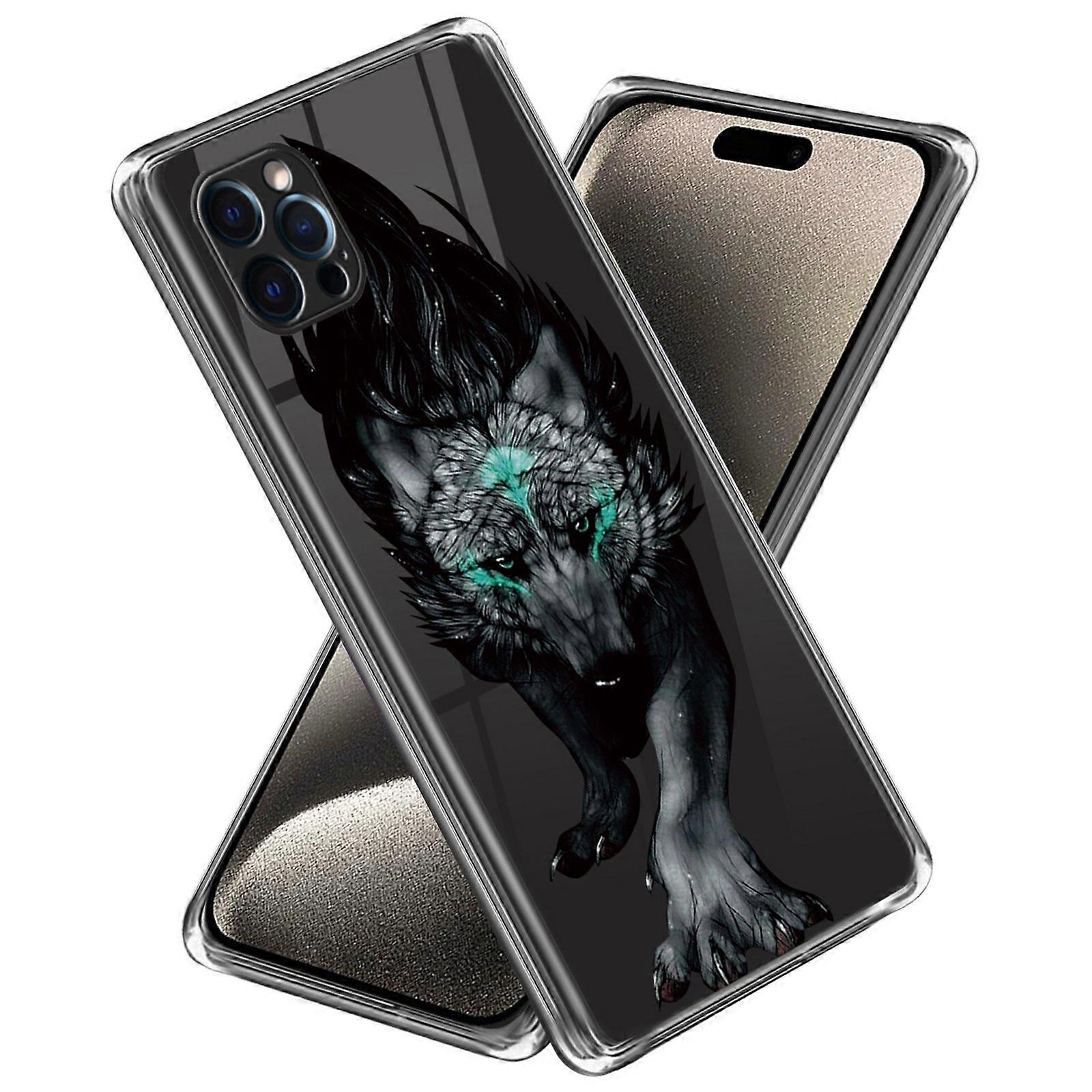 For iPhone 16 Pro Case Pattern Printed Shockproof TPU Phone Cover