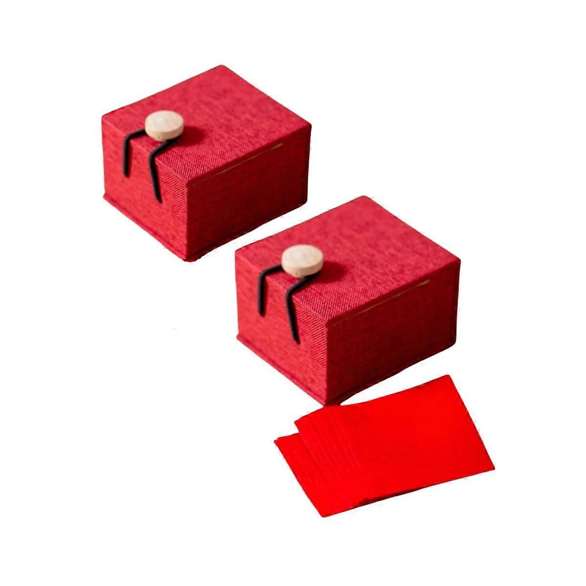 Disposable Lipstick Paper Sheets with LongLasting Matte Finish and Moisturizing Formula, 2 Boxes