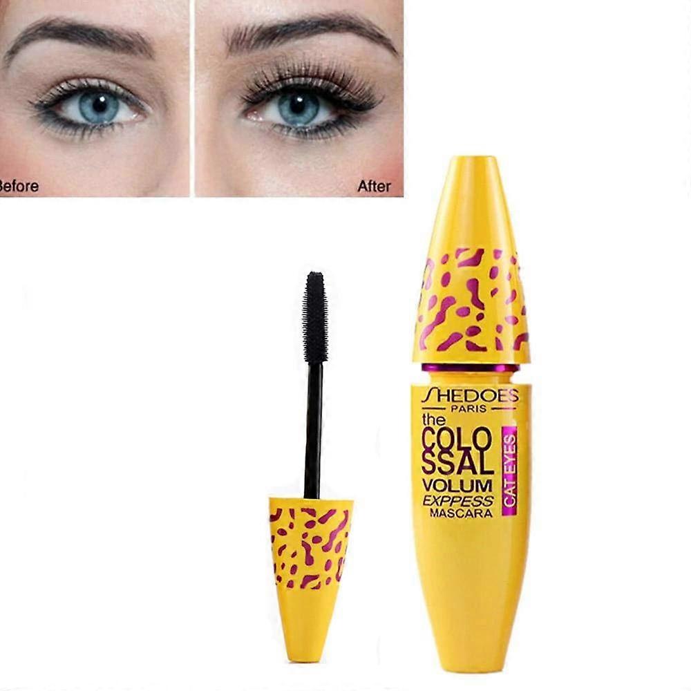Waterproof Volumizing Mascara Black Curling LongLasting SmudgeProof for Thick Defined Lashes