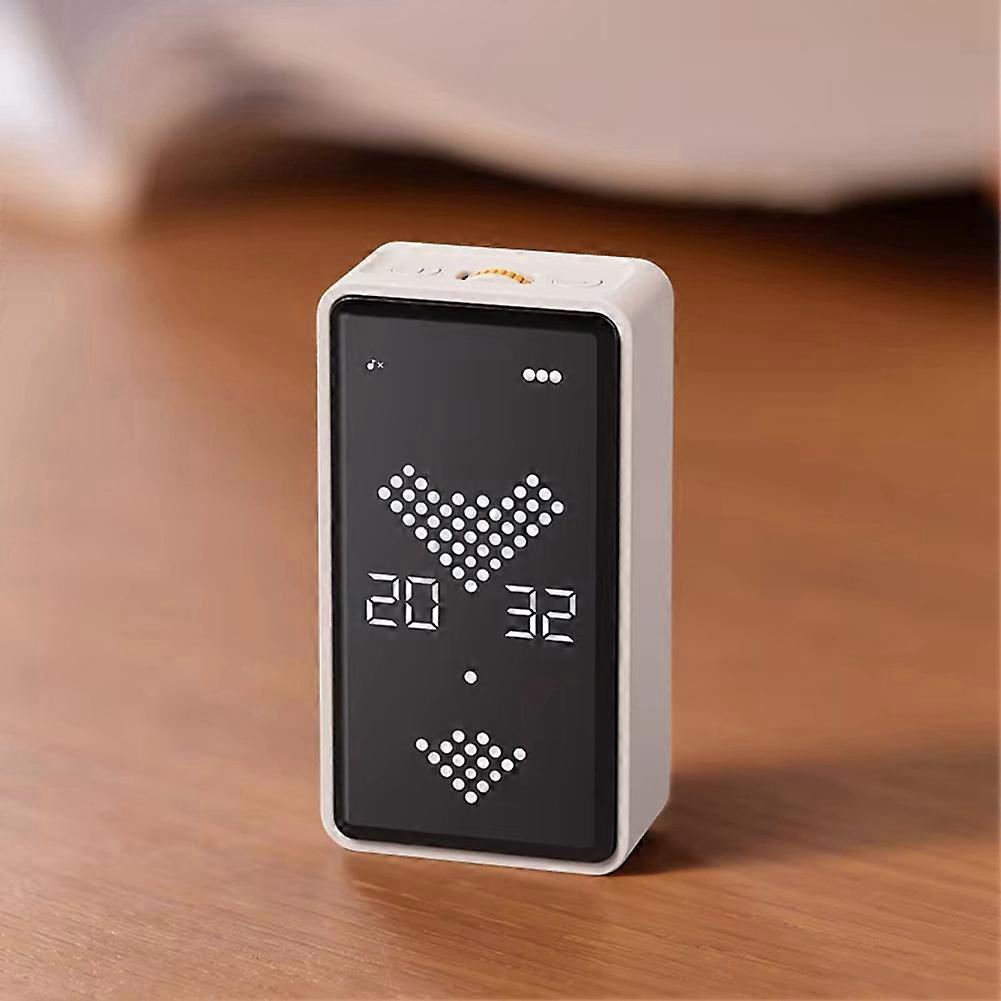 Portable LED Kitchen Timer Digital Countdown Alarm Clock Manual Time Management Tool for Cooking, Learning Reminder