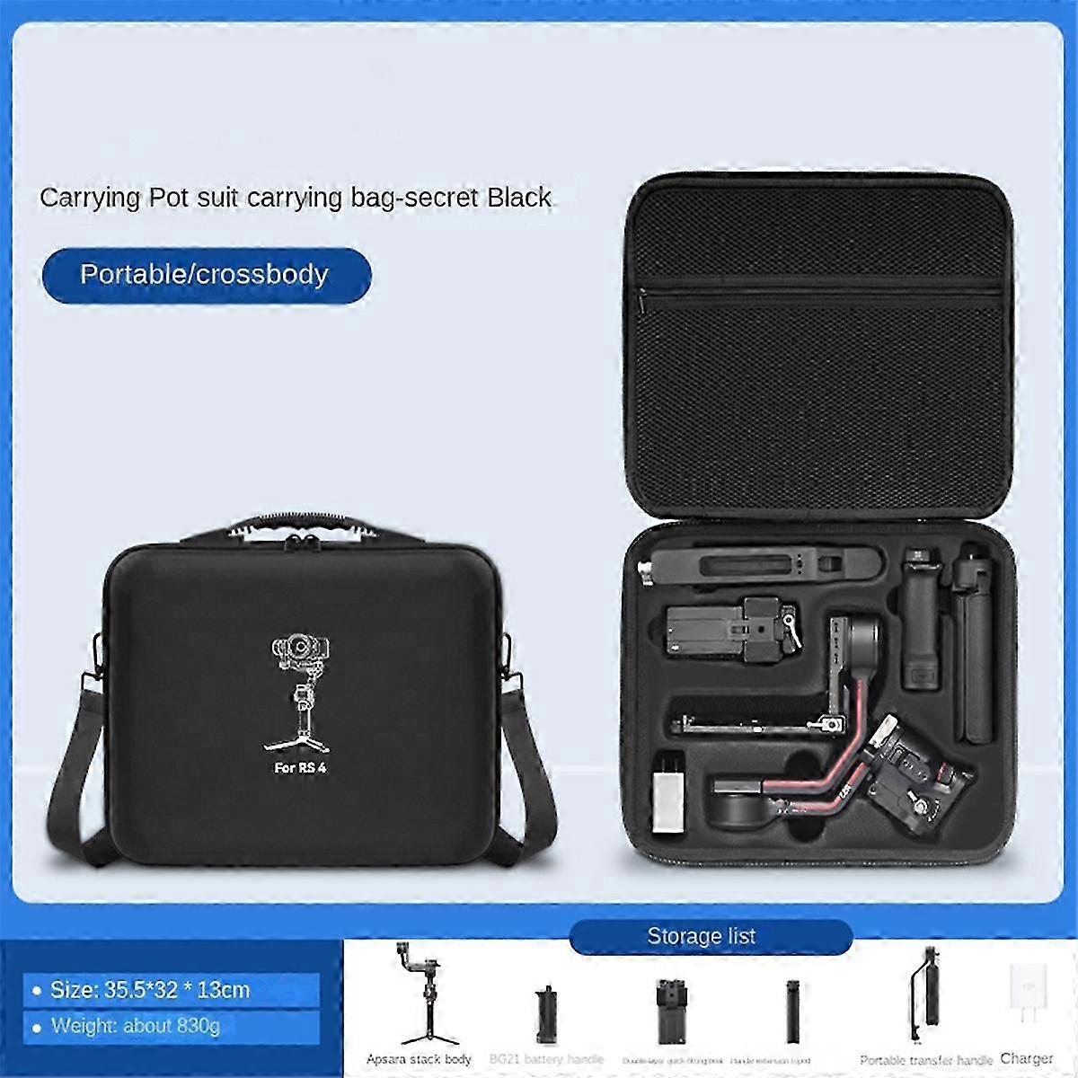 2026 Suitable Hardshell Carrying Case for 4 Gimbal Stabilizer grey