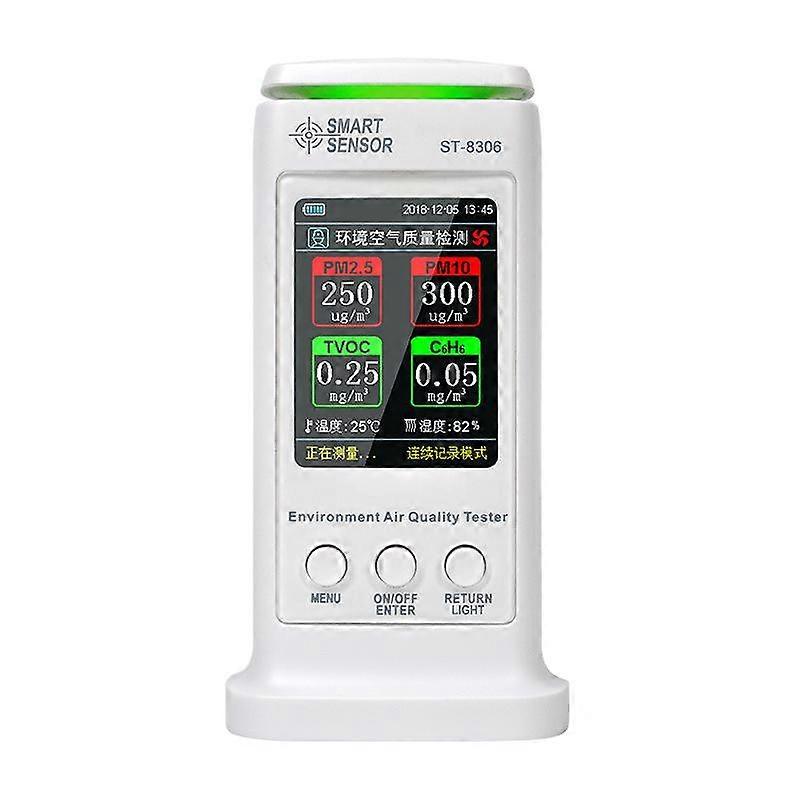 SMART SENSOR Rechargeable Formaldehyde Environmental Air Quality Alarm Detector ST8306