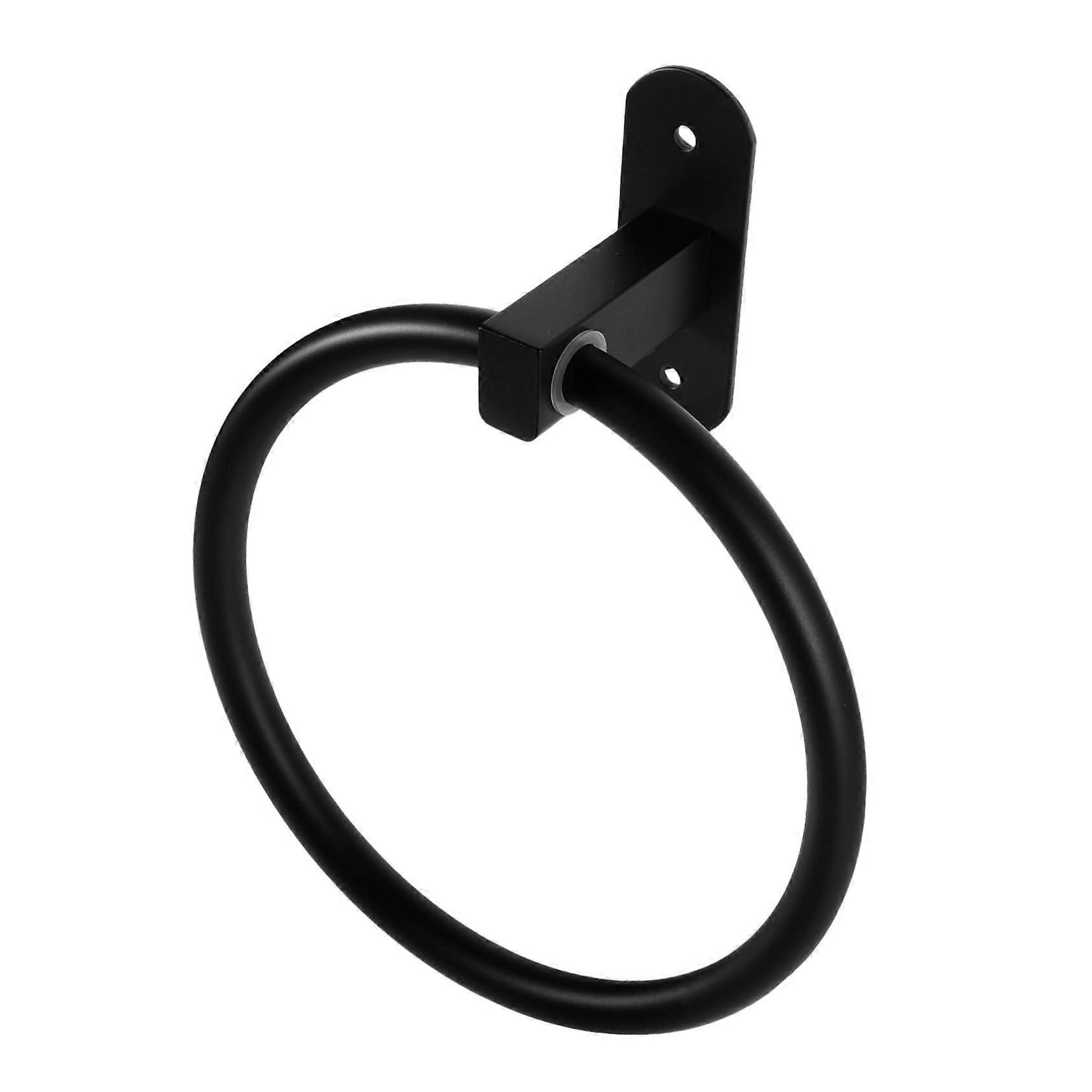 Wall Mounted Towel Holder for Bathroom Kitchen, Rustic RV Towel Rack No Drill, SpaceSaving Design