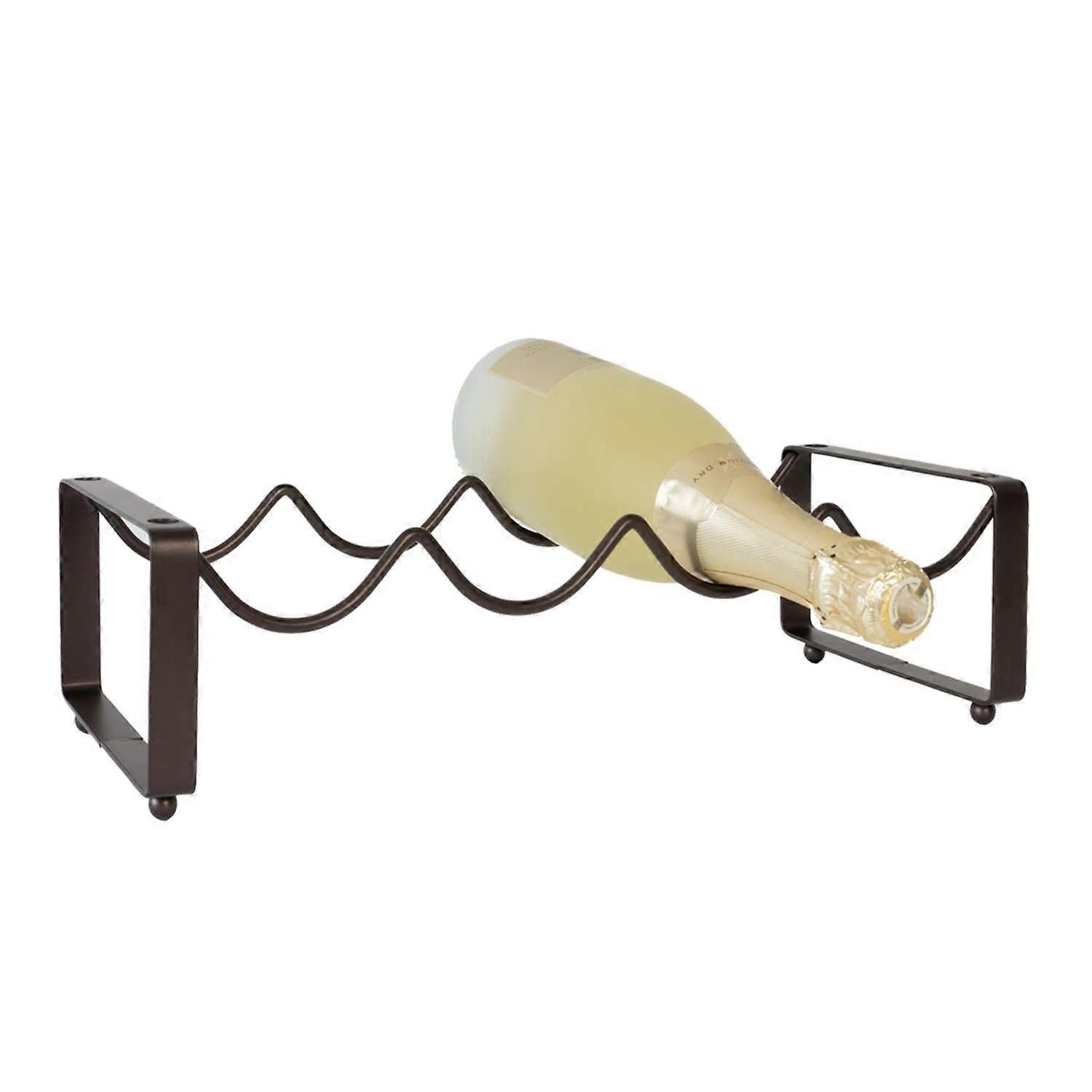 Iron Wine Rack for 4 Wine Bottles 43 x 17 x 11 cm